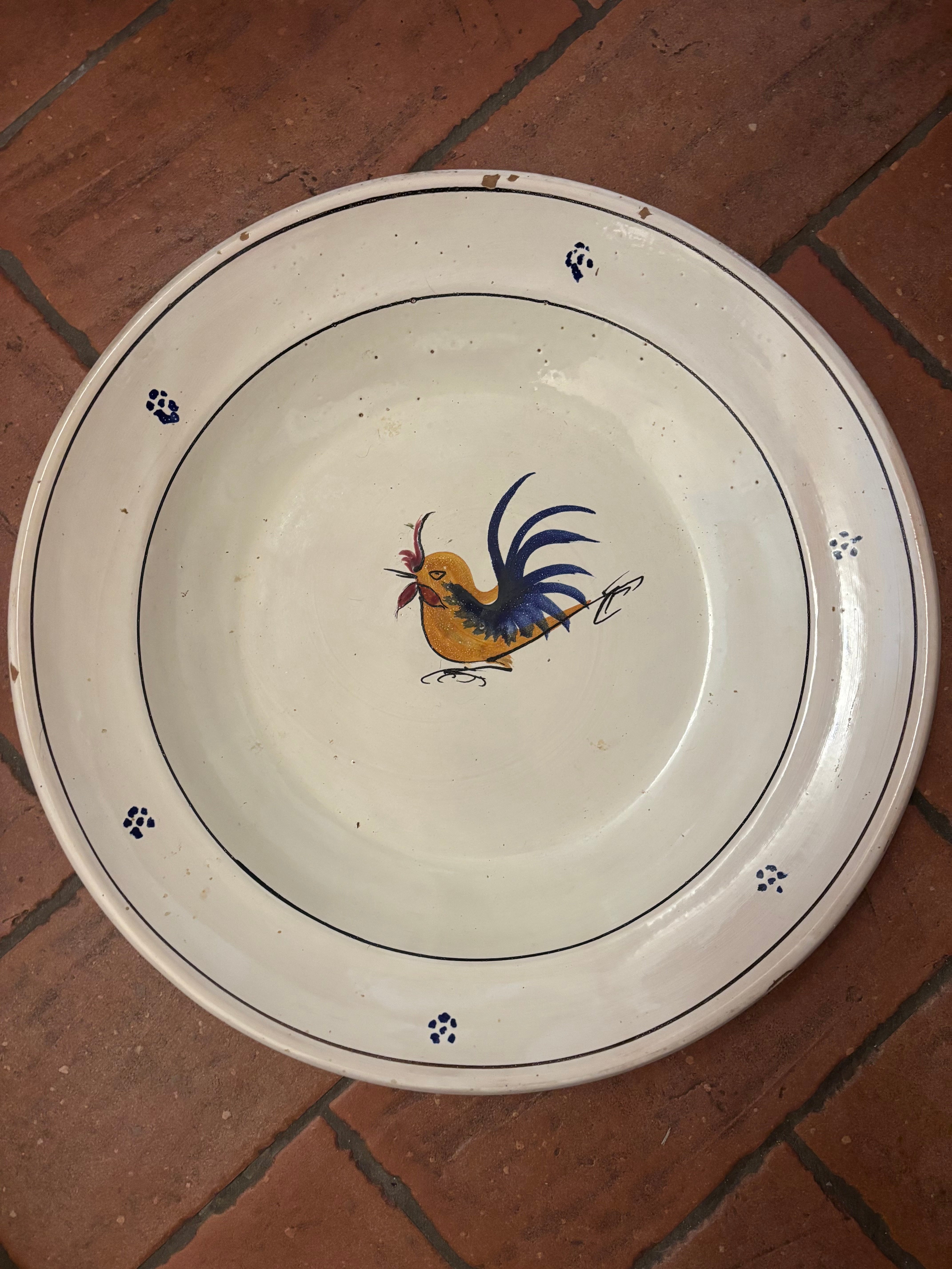 Italiensk fat, Ø40 cm.