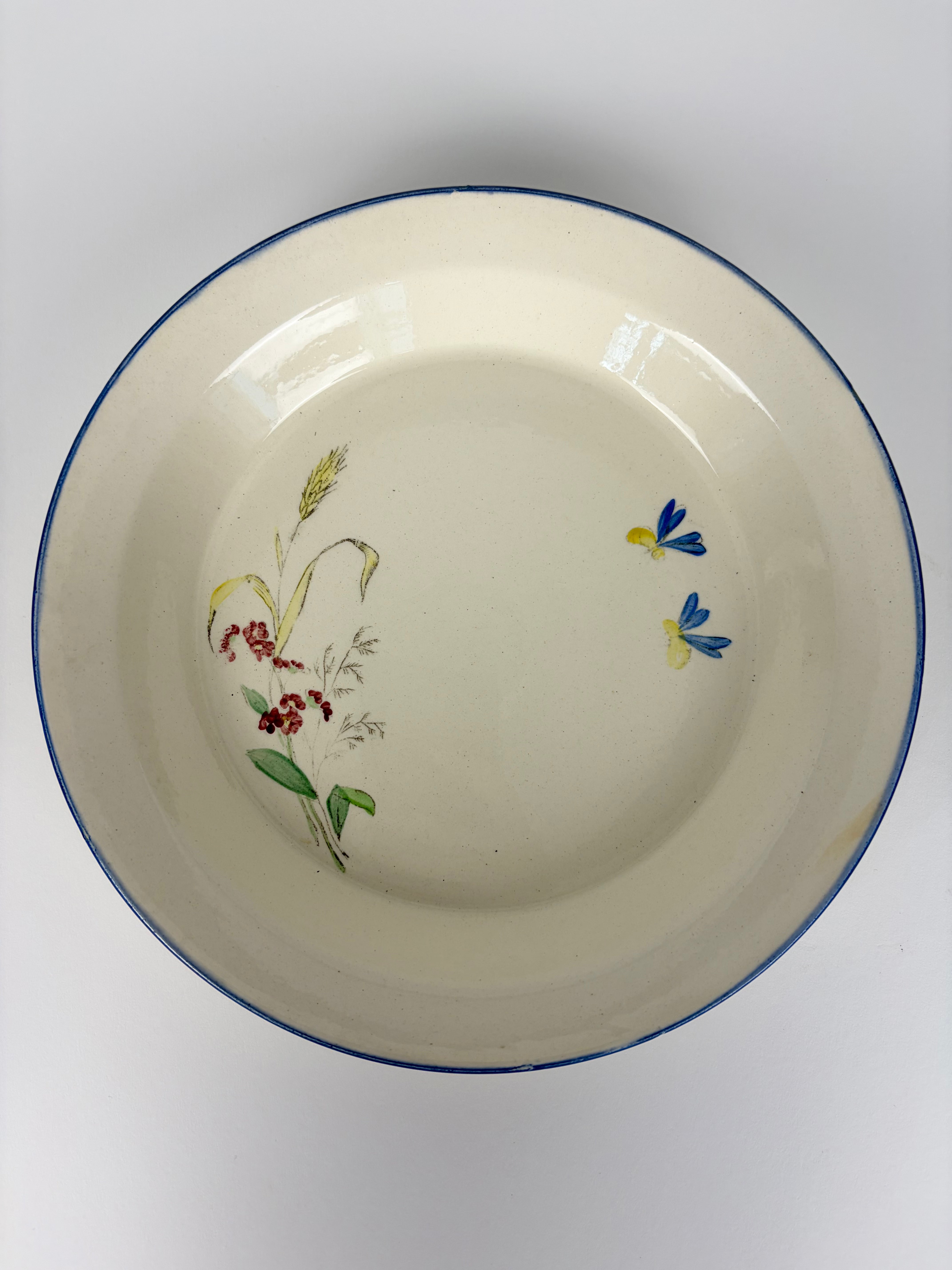 Dybe franske tallerkener, 6 stk - Ø21,5 cm