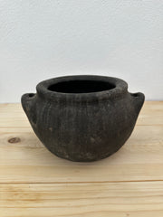 Black jar, 14 cm