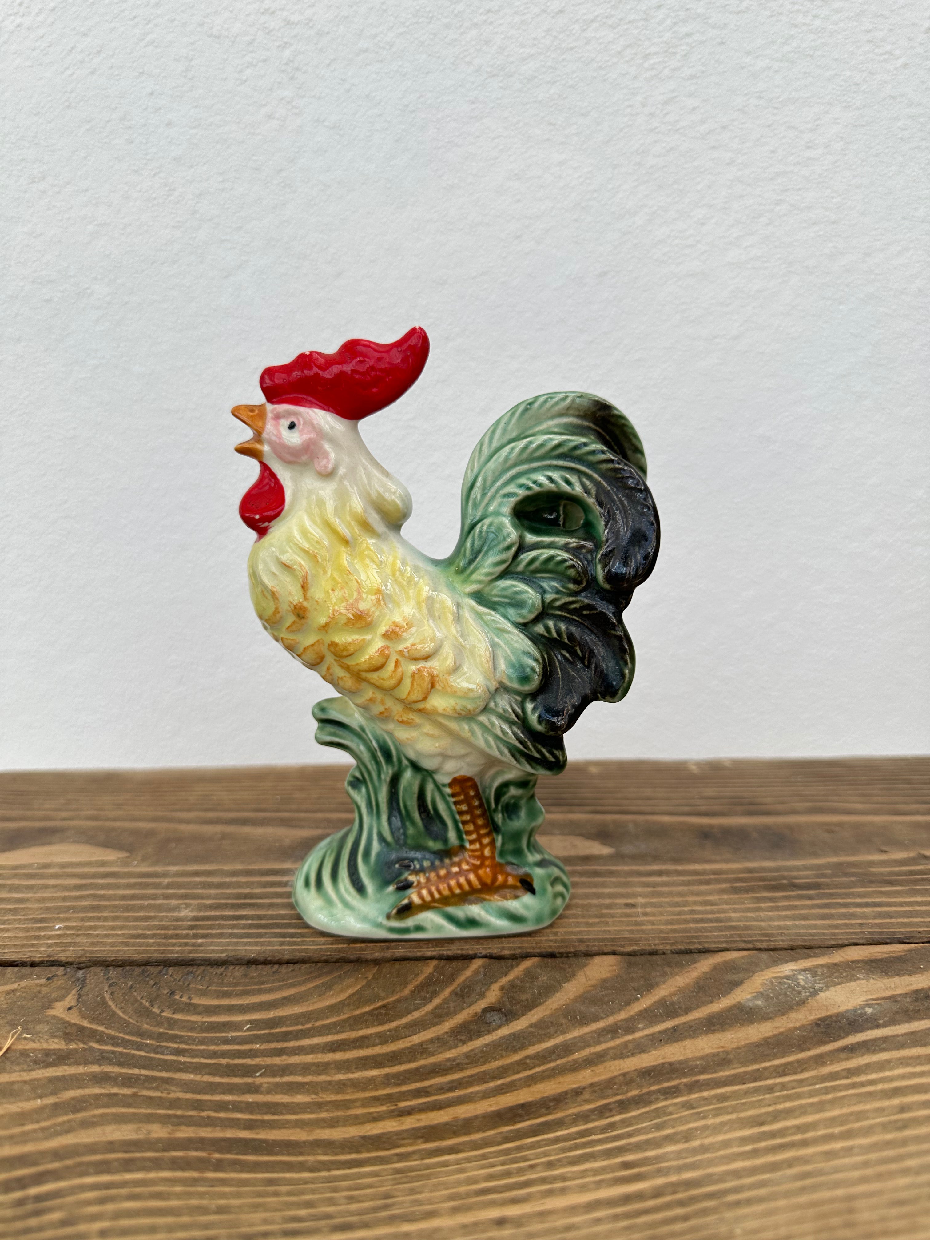 Porcelæns hane, 13 cm