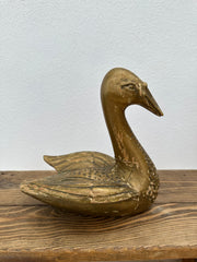 Svane i træ, 20 cm