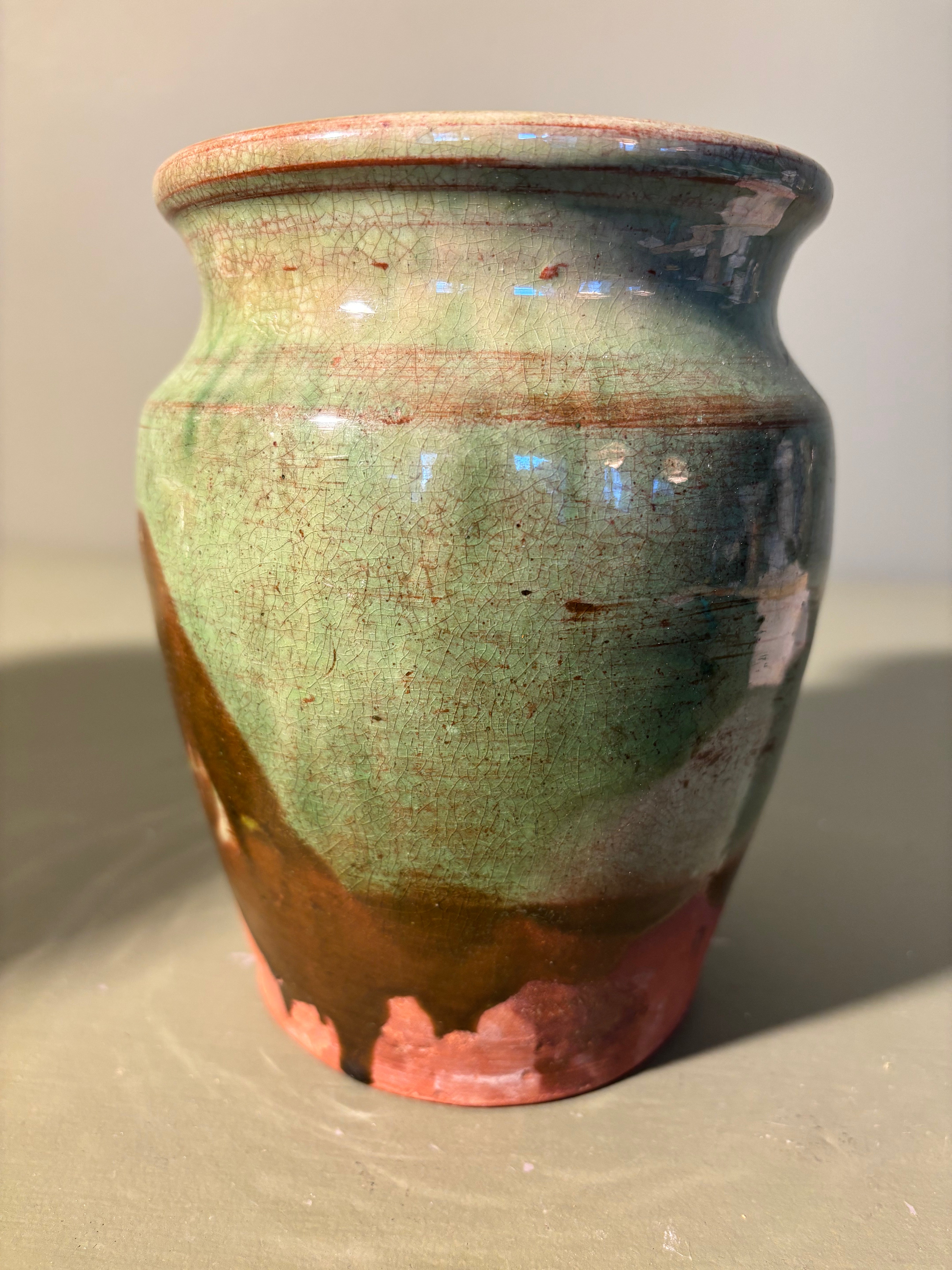 Fransk krukke, h17,5 cm.