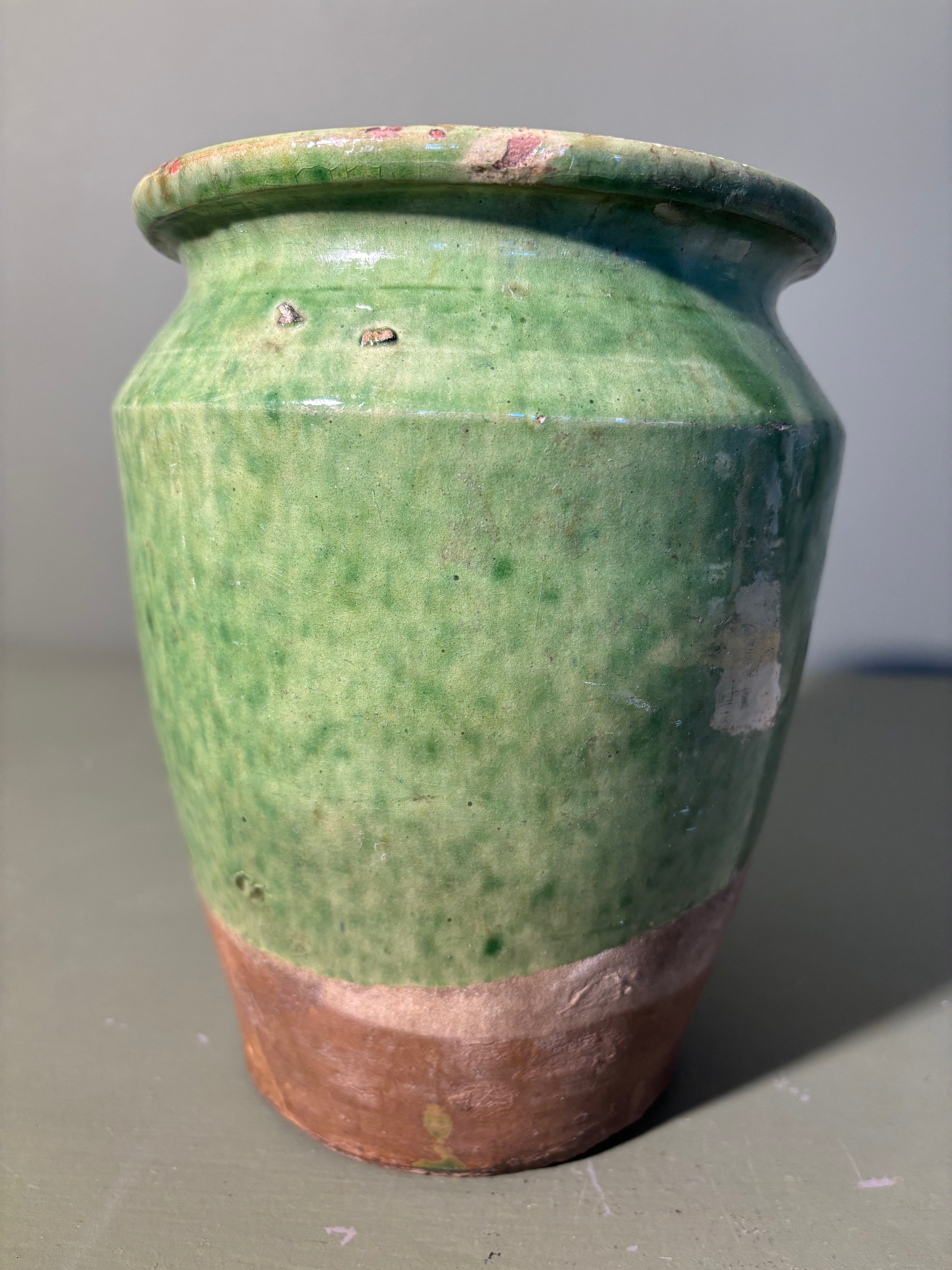 Fransk krukke, h20,5 cm.