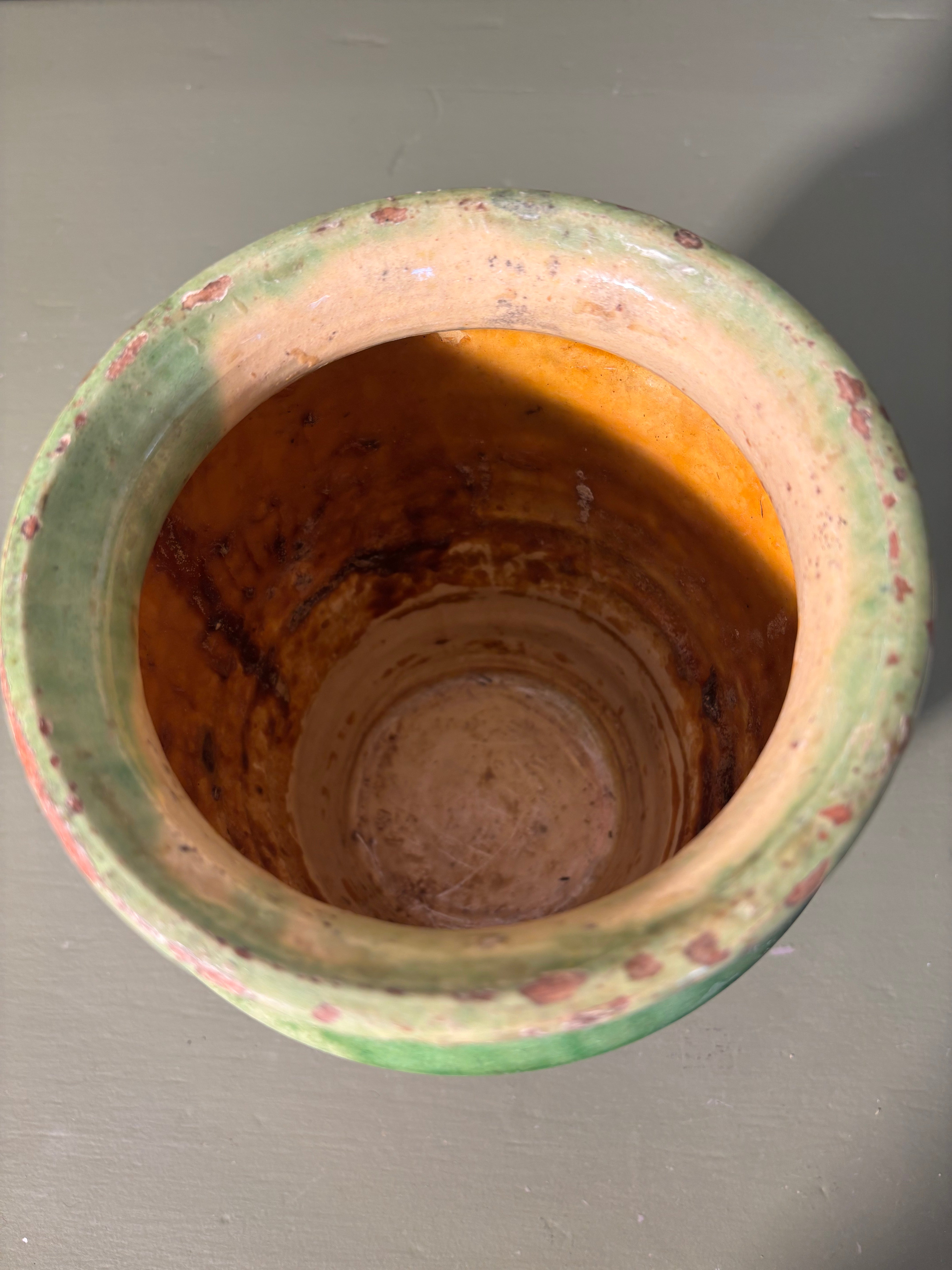 Fransk krukke, h20,5 cm.