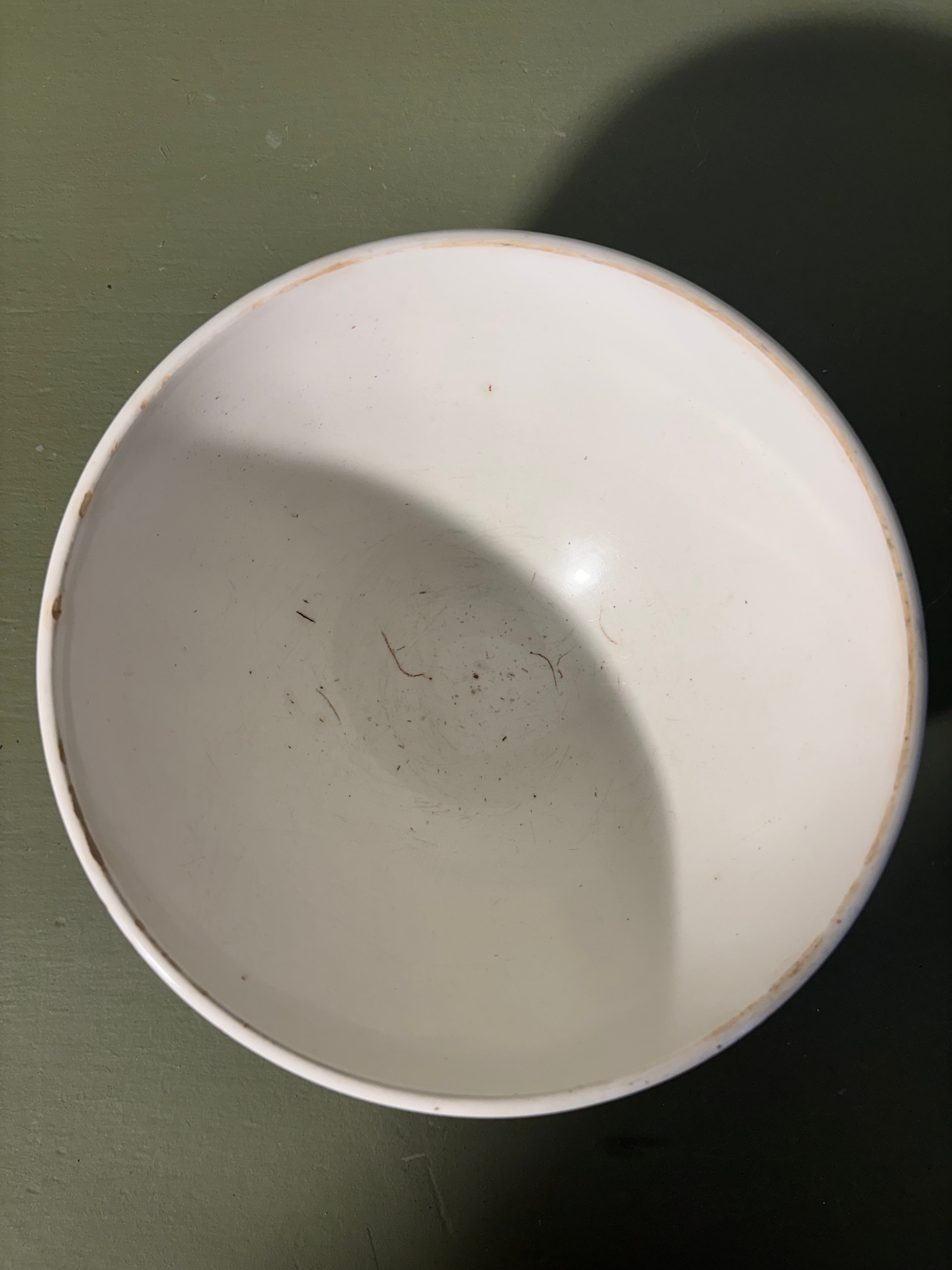 Kaffeskål, Ø18 cm.