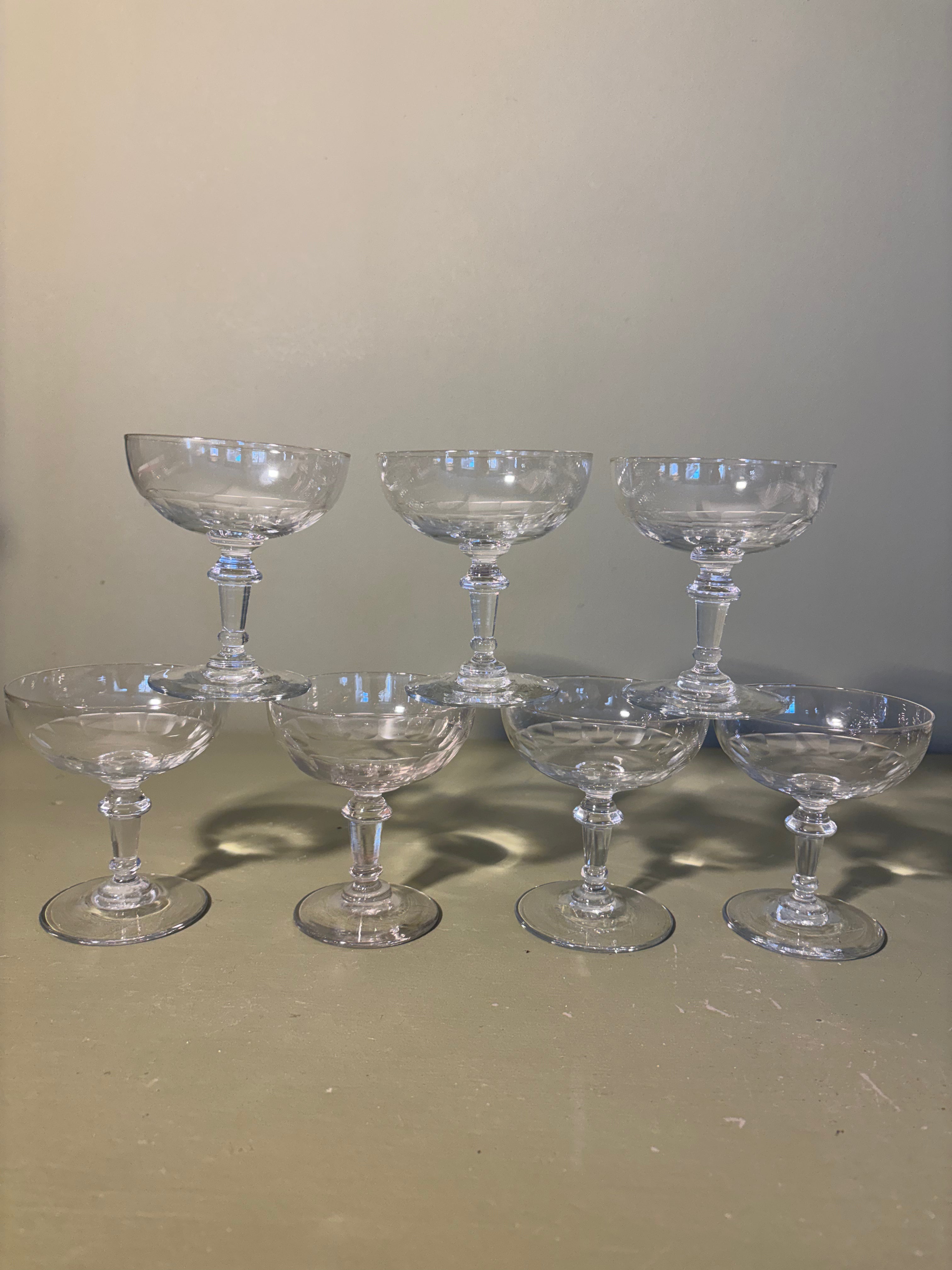 Champagneskåle, Ø9,5 cm. 7 stk.