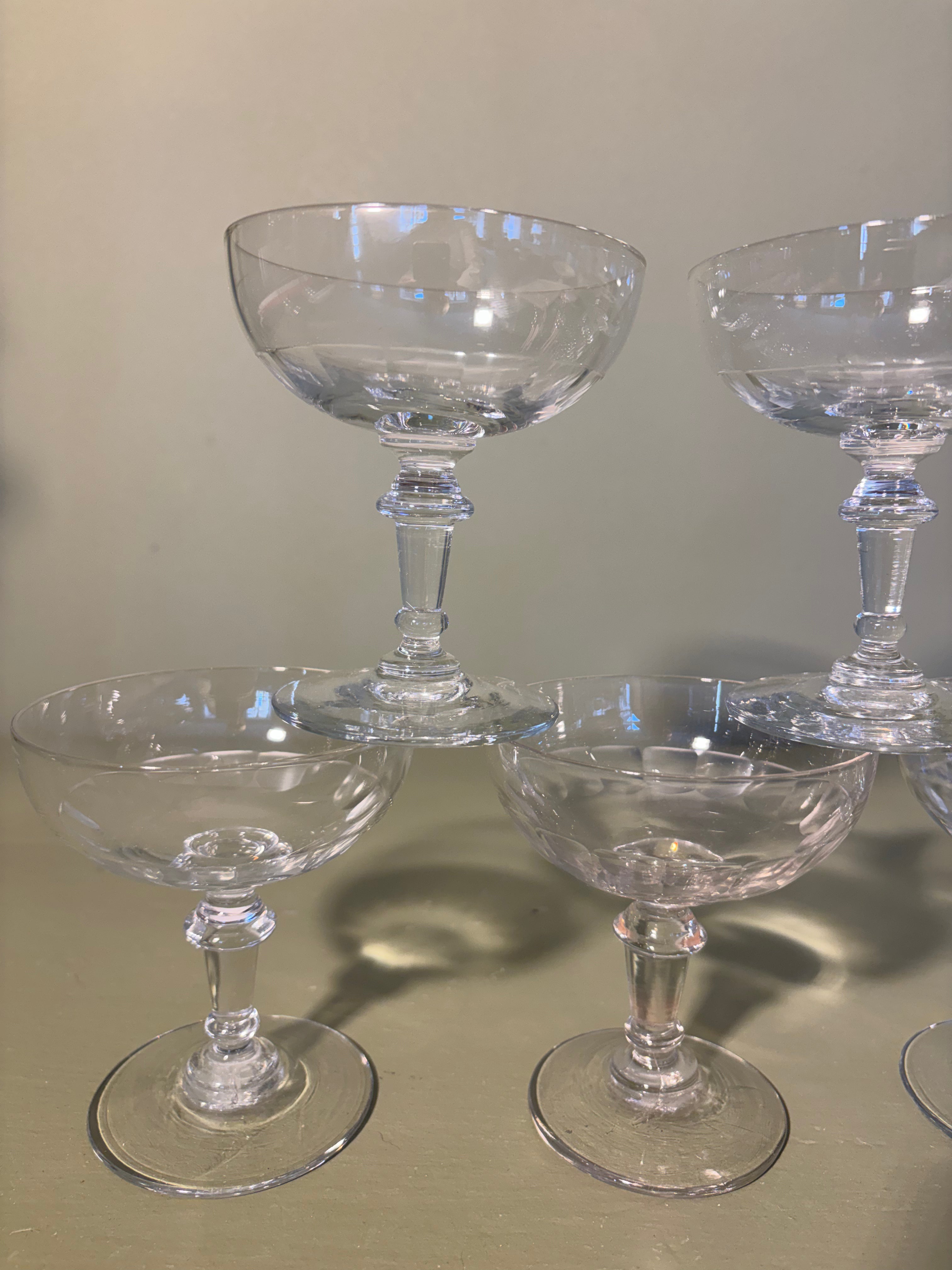 Champagneskåle, Ø9,5 cm. 7 stk.