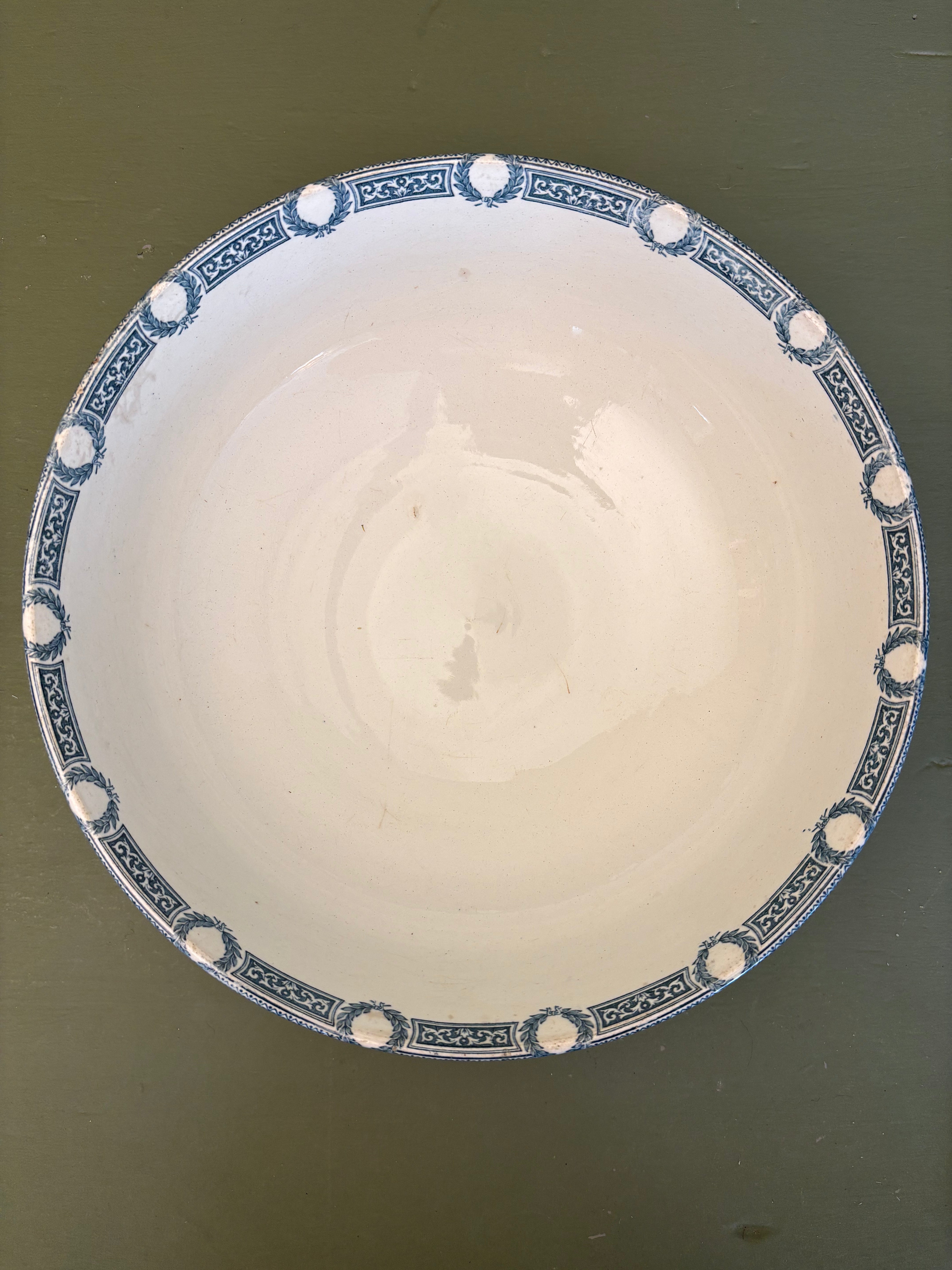 Fransk skål, Ø27,5 cm.