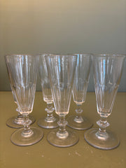 Champagnefløjter, 6 stk.