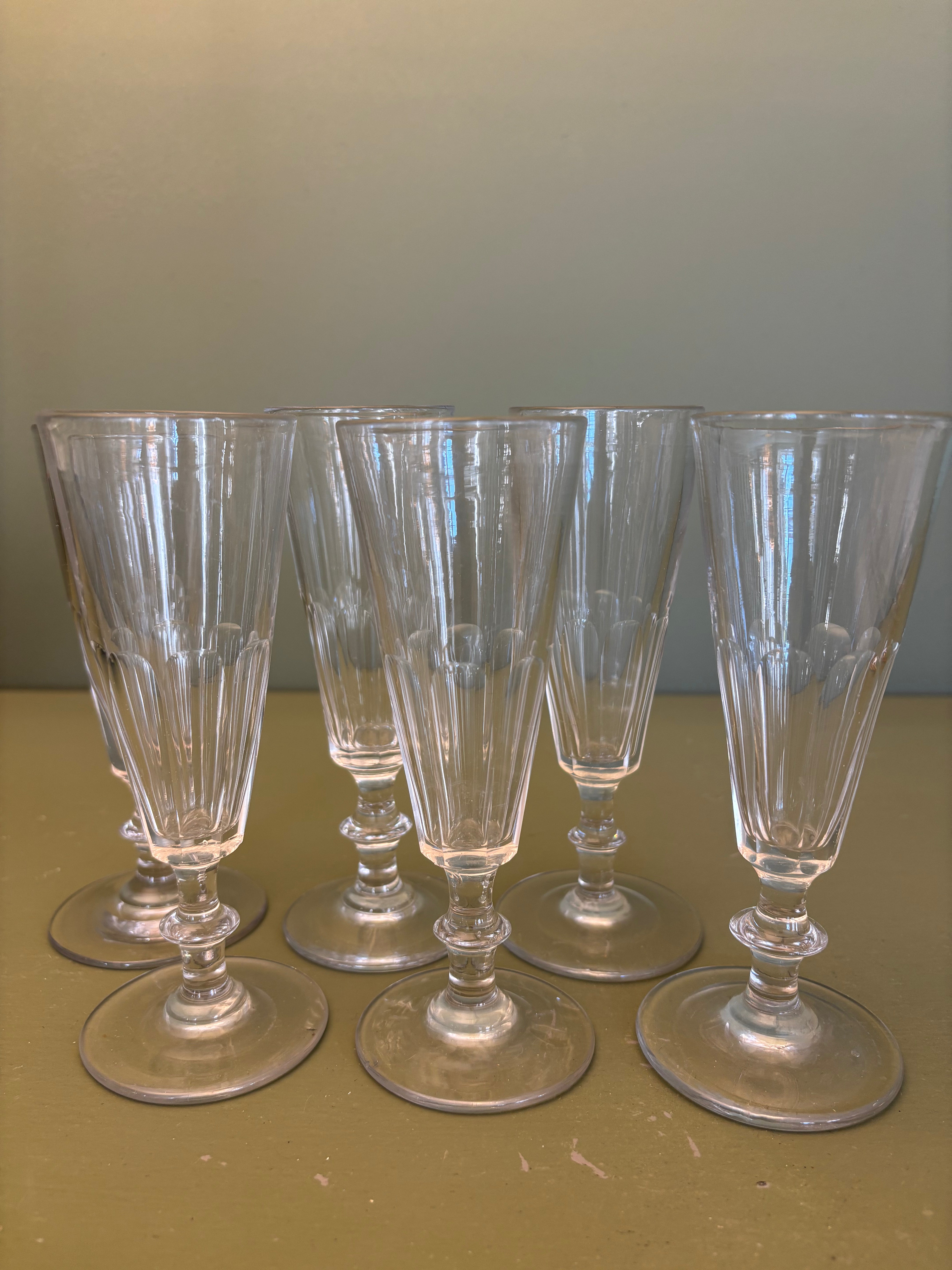Champagnefløjter, 6 stk.