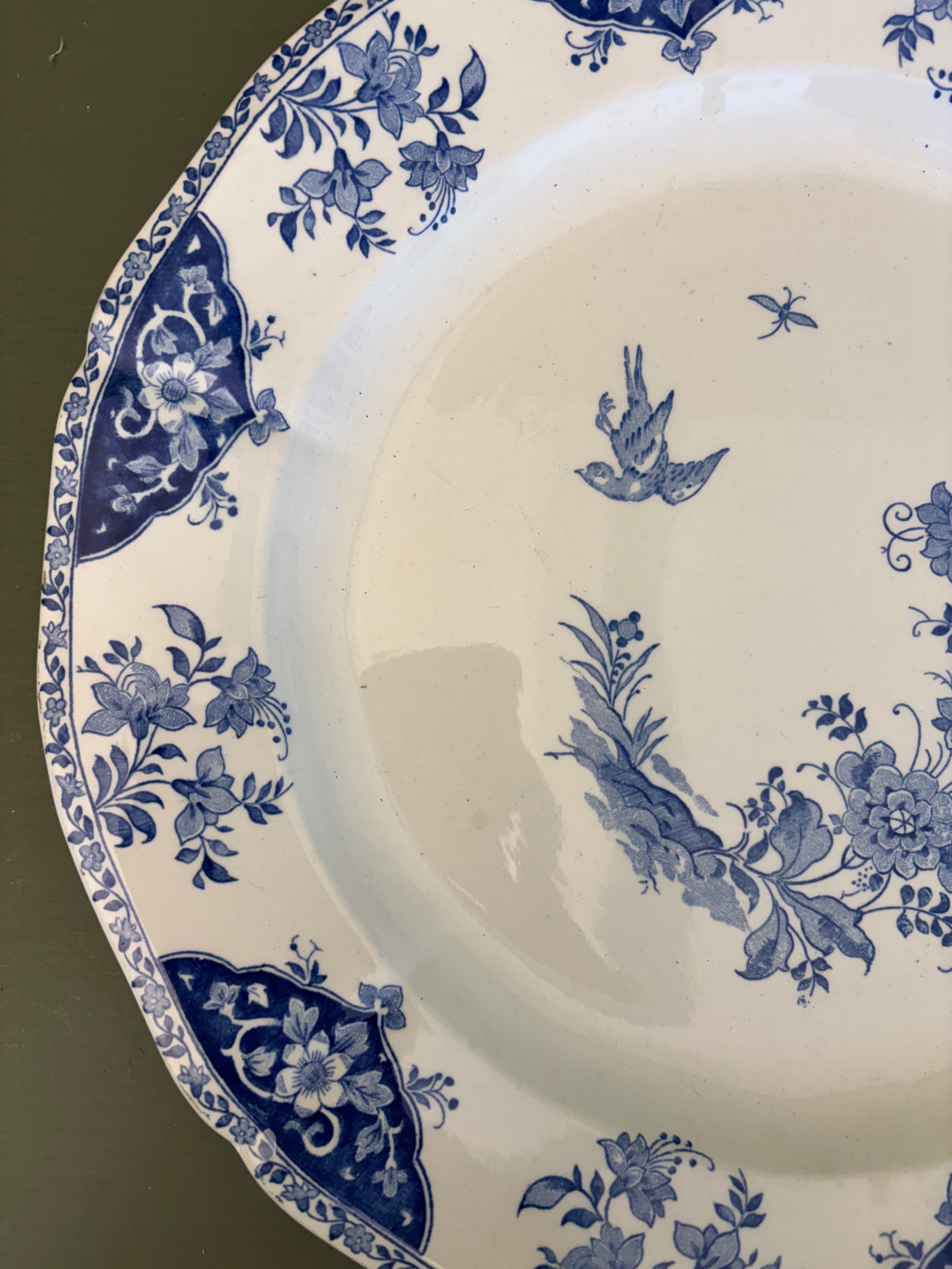 Fransk fad, Ø34,5 cm.