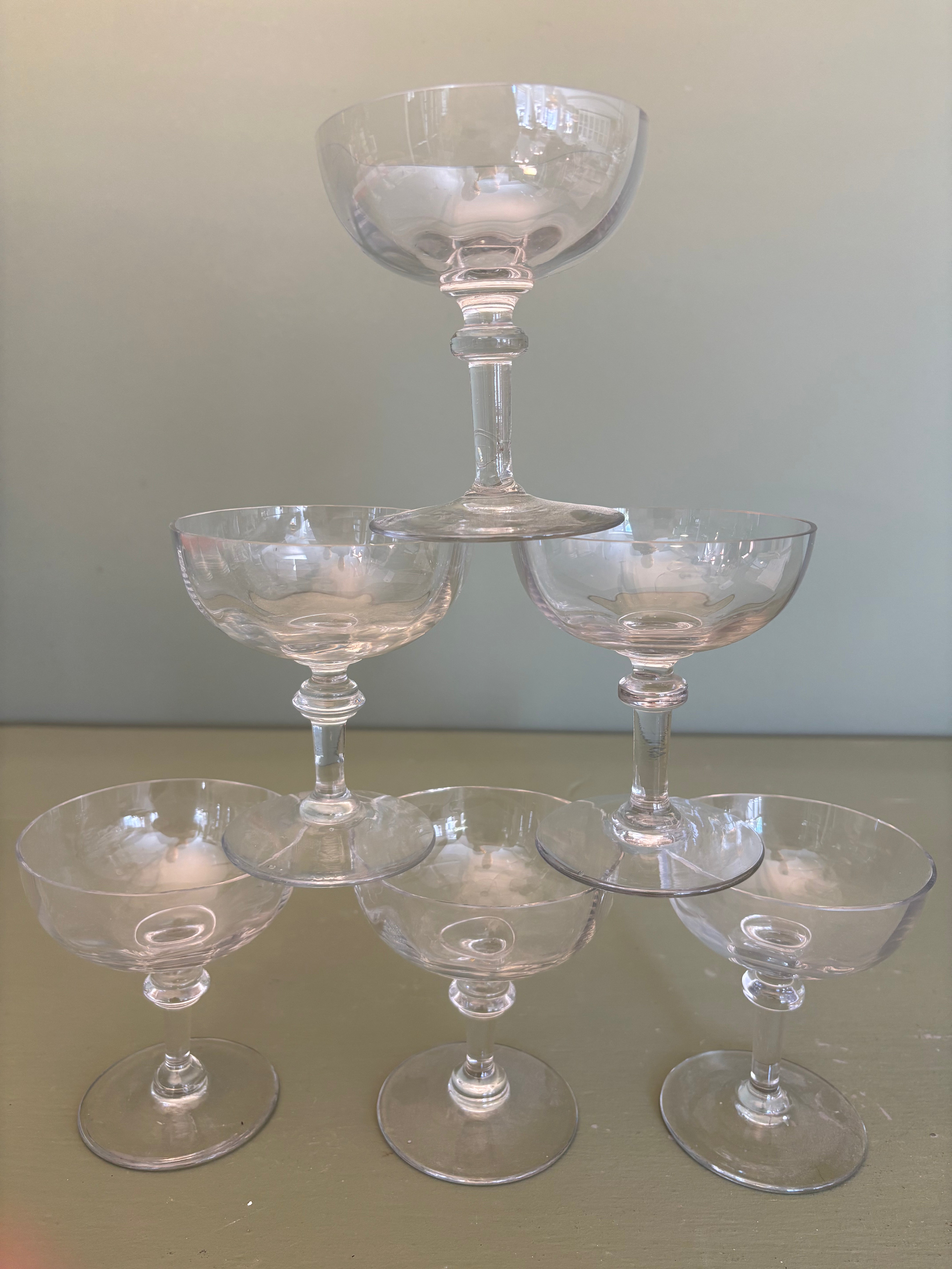 Champagneskåle, 6 stk.