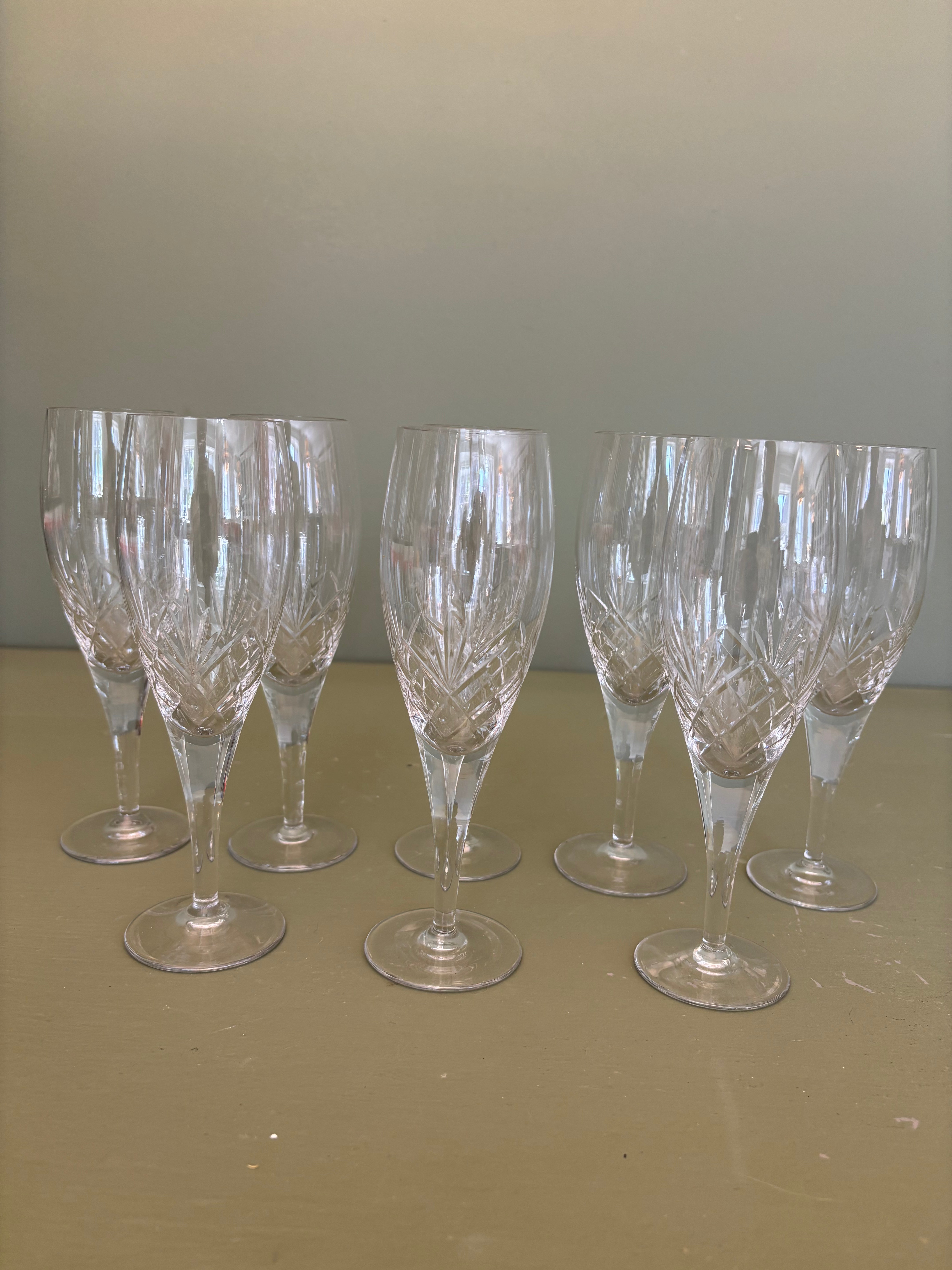 Champagneglas, 8 stk.