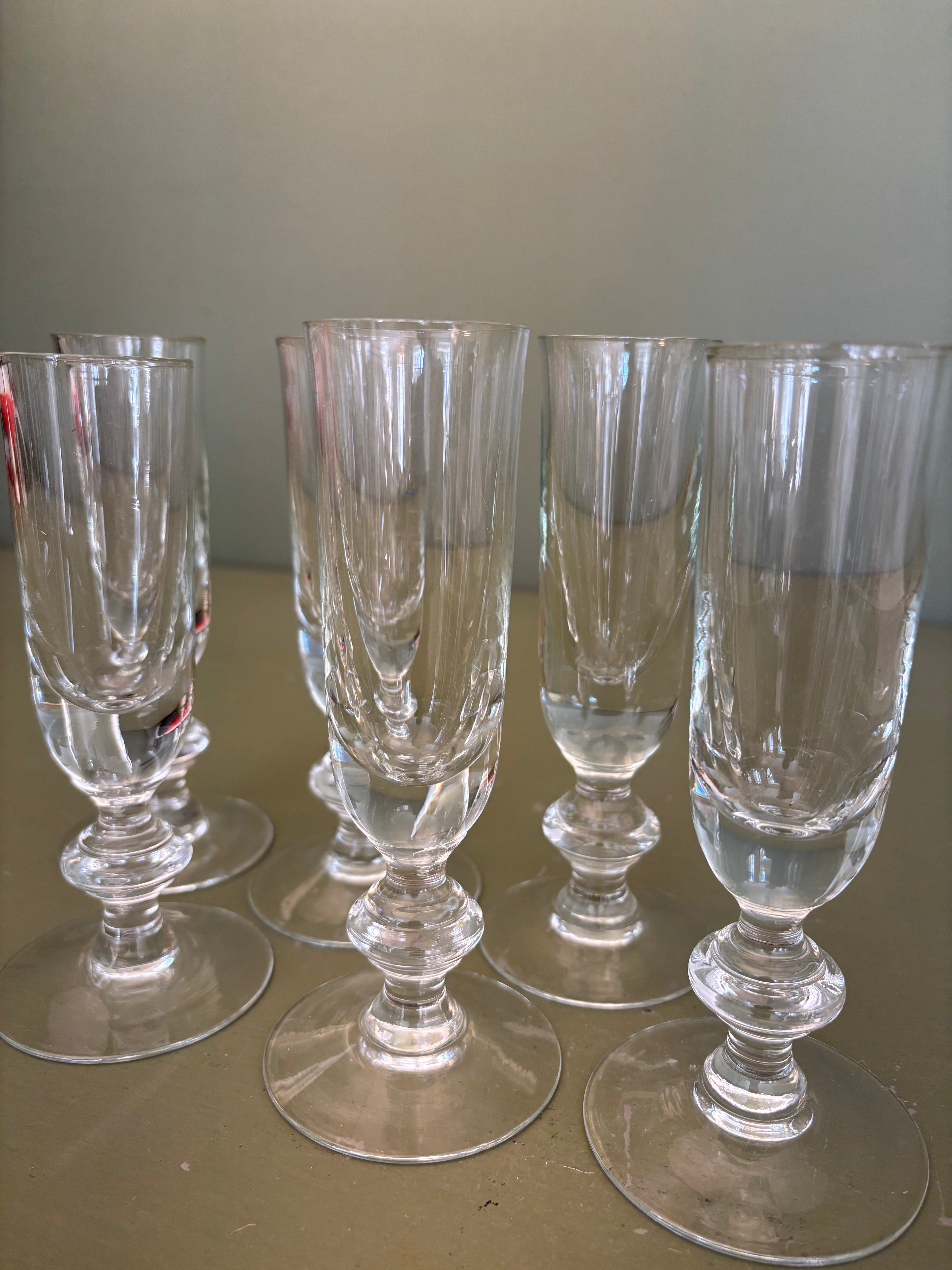 Franske glas, 6 stk.