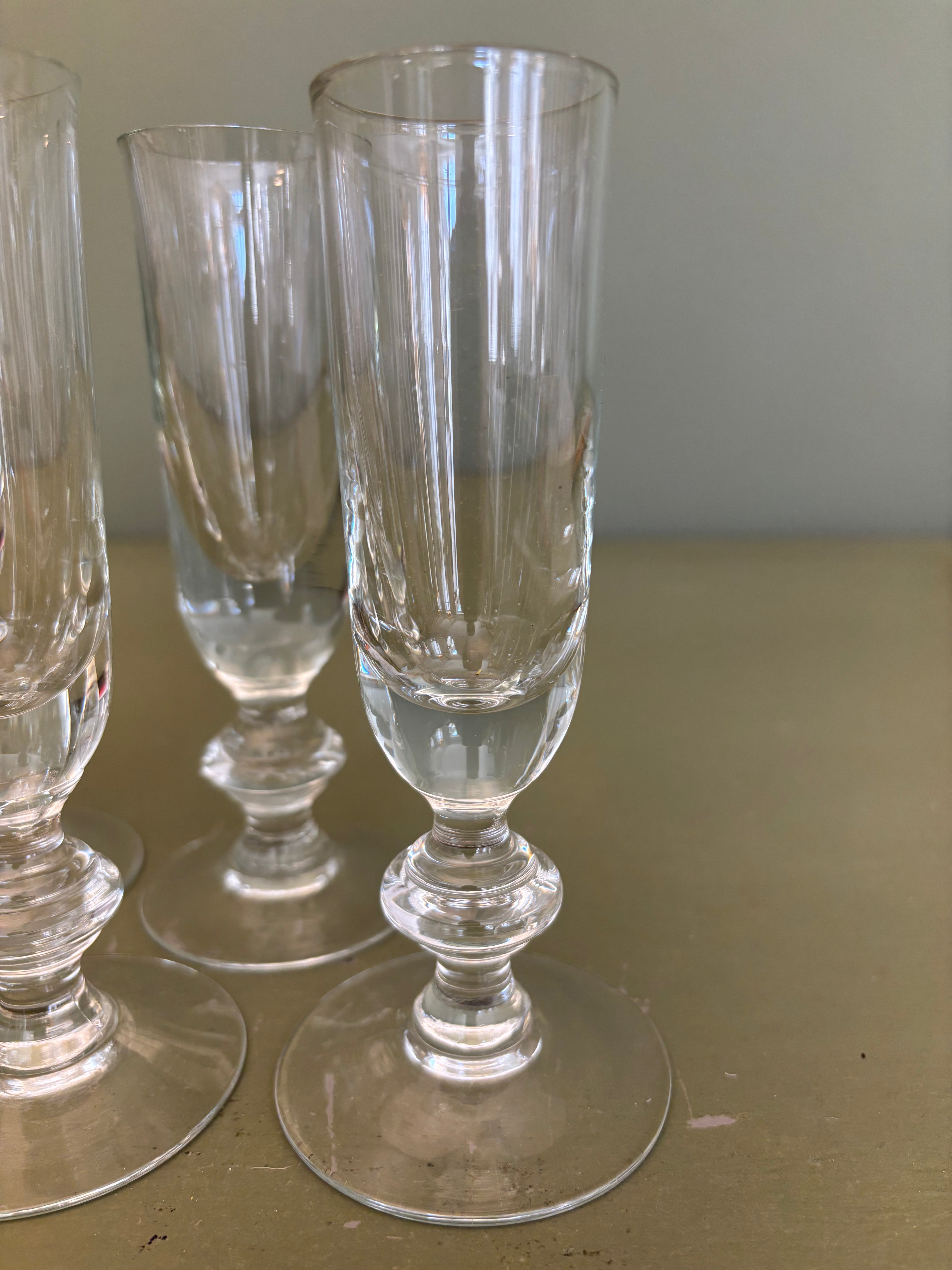 Franske glas, 6 stk.