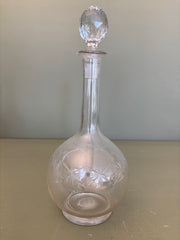 Glaskaraffel, h32 cm.