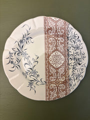 Franske tallerkener, Ø21cm - 6 stk.