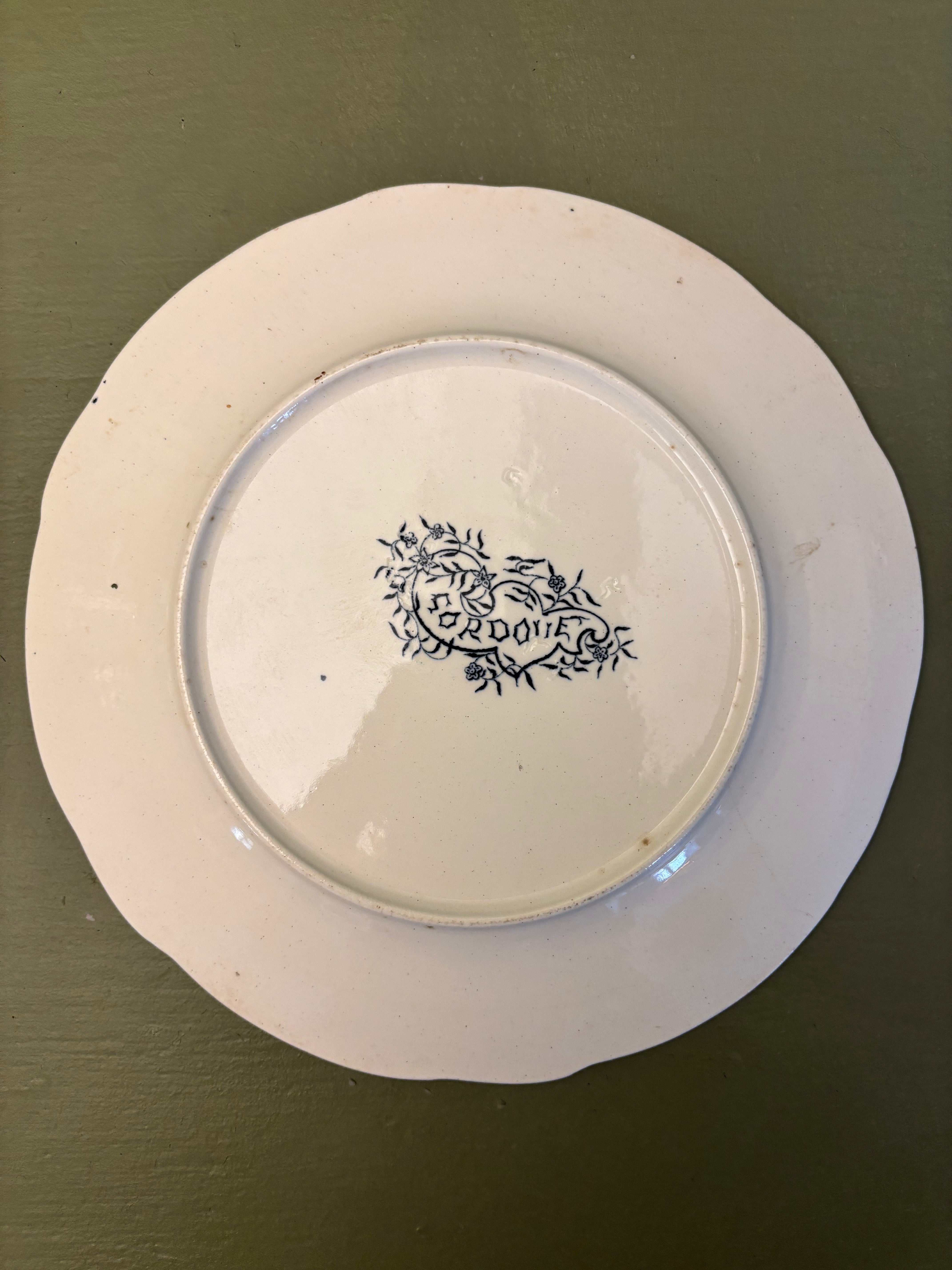 Franske tallerkener, Ø21cm - 6 stk.
