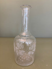 Glaskaraffel, h27 cm.