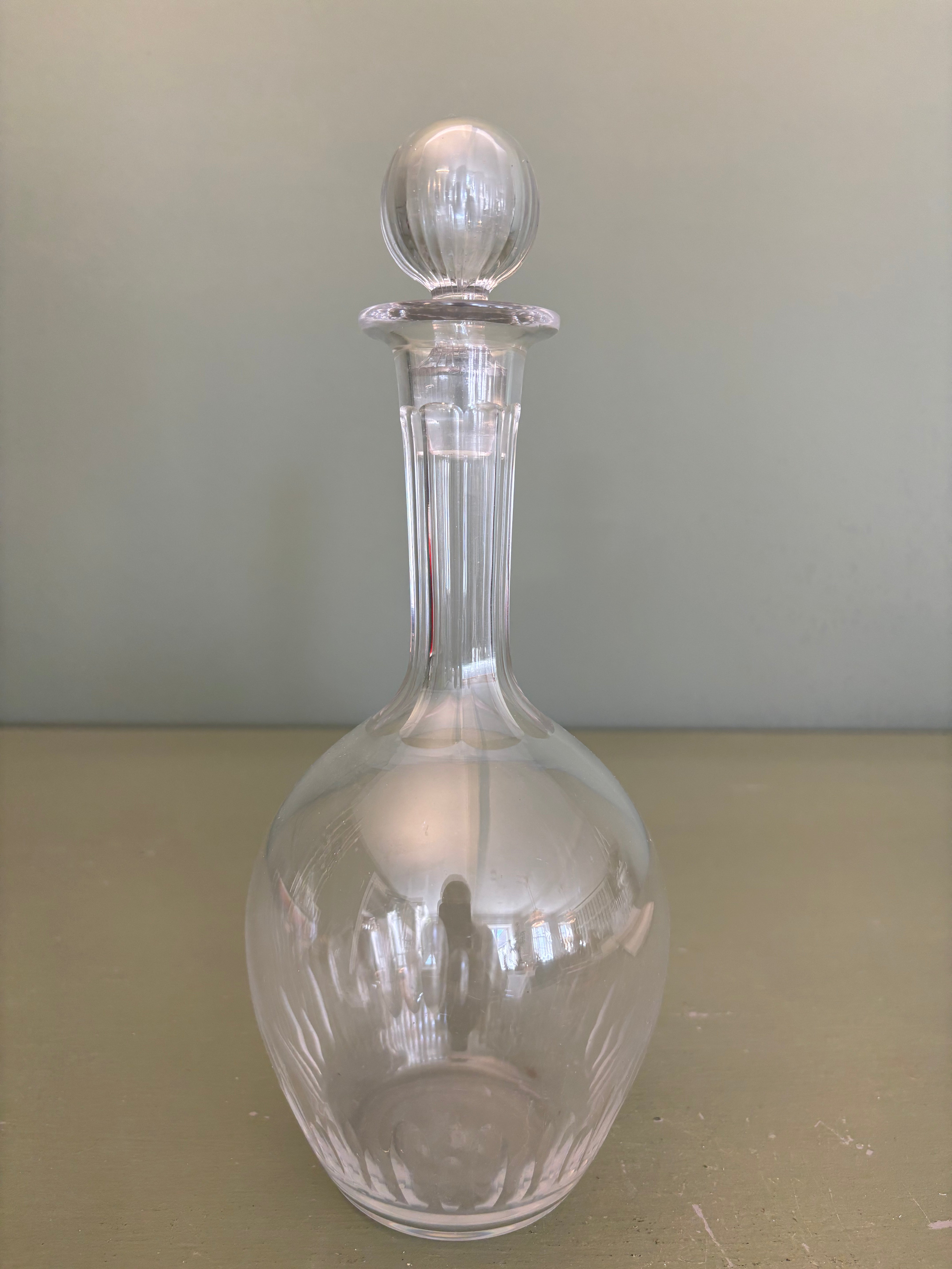 Glaskaraffel, h27 cm.