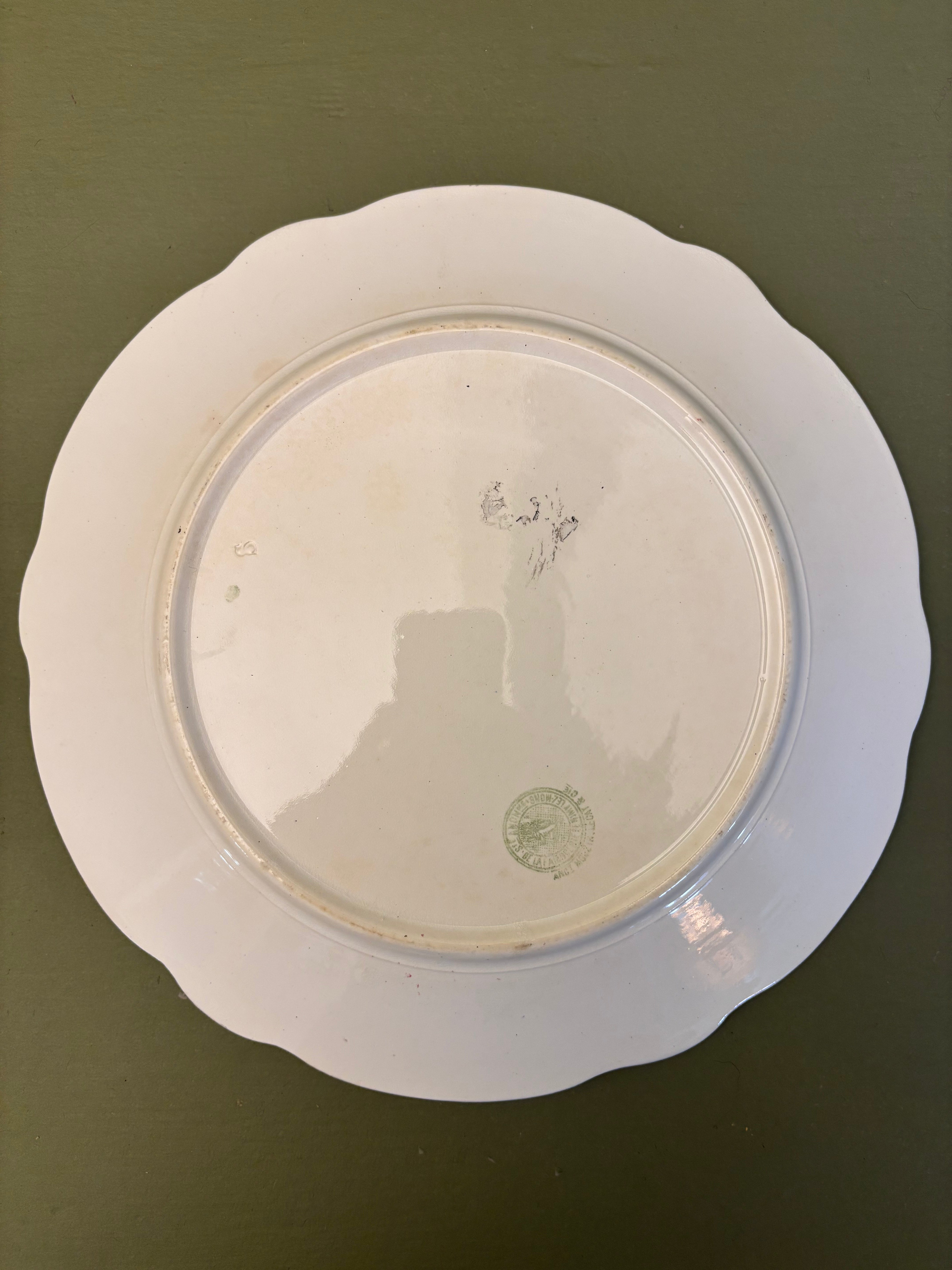 Franske tallerkener, Ø23,5cm - 6 stk.
