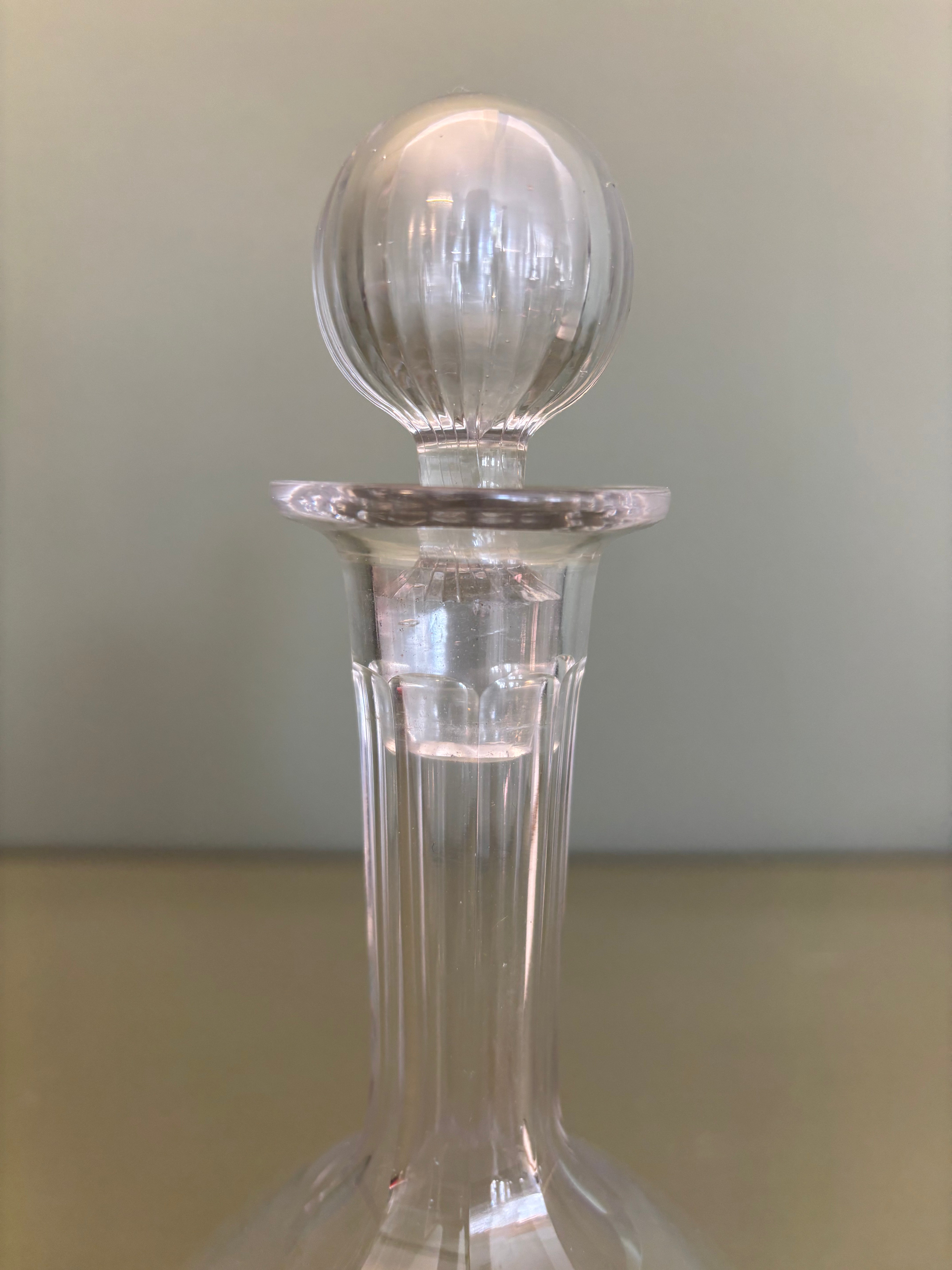 Glaskaraffel, h27 cm.