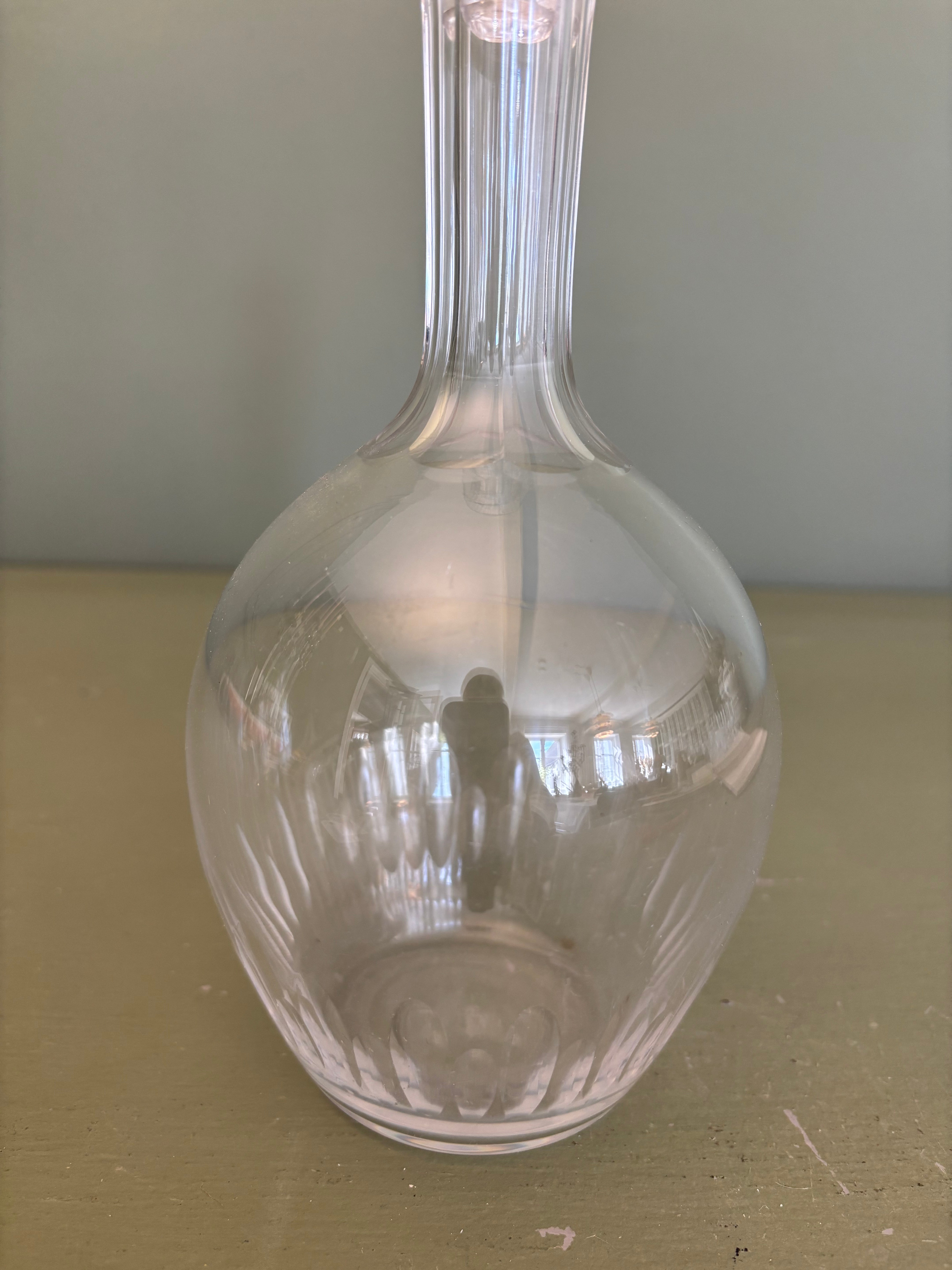 Glaskaraffel, h27 cm.