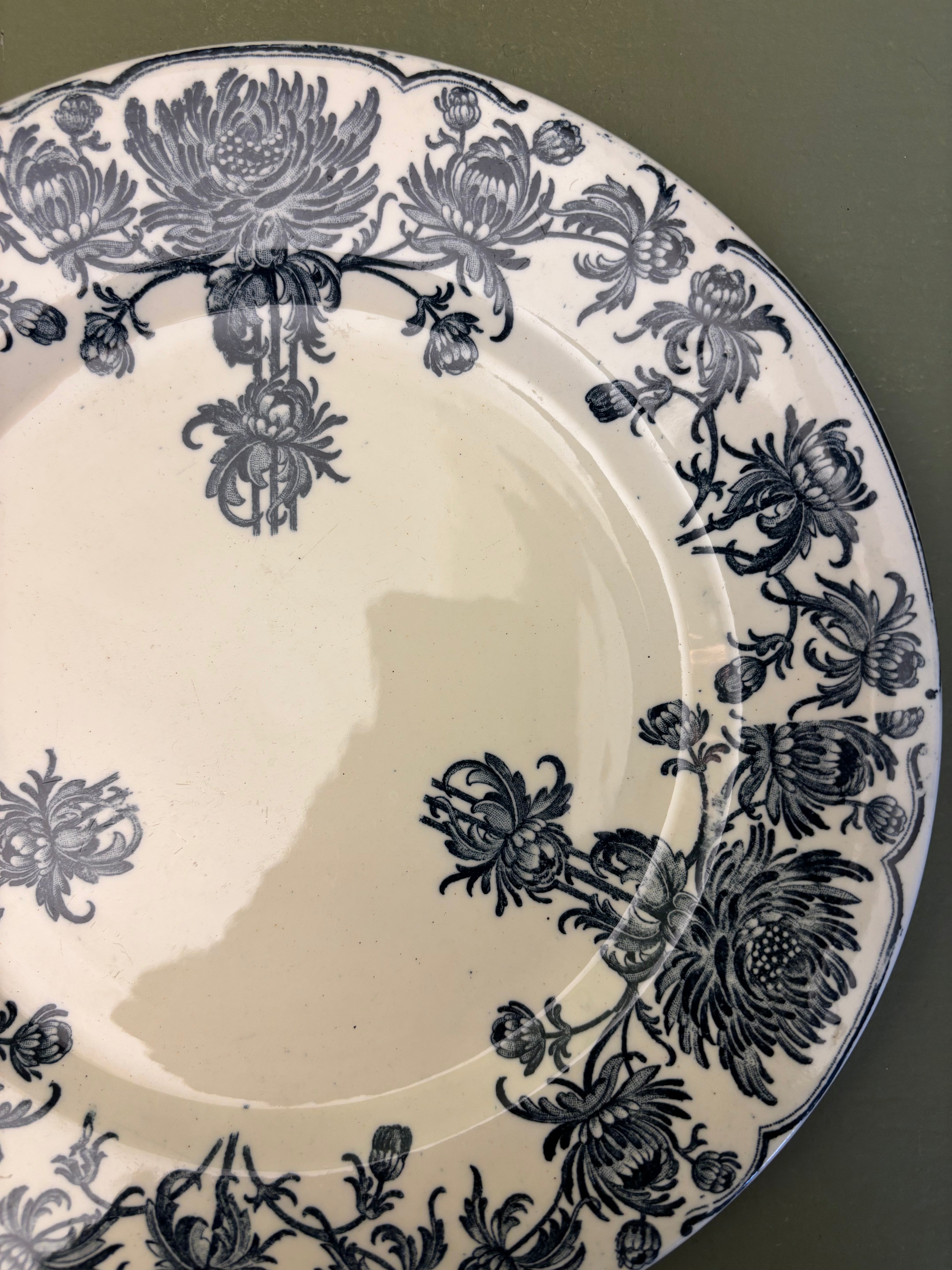 Franske tallerkener, Ø21,5cm - 6 stk.
