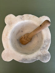 Morter, Ø26,5 cm.