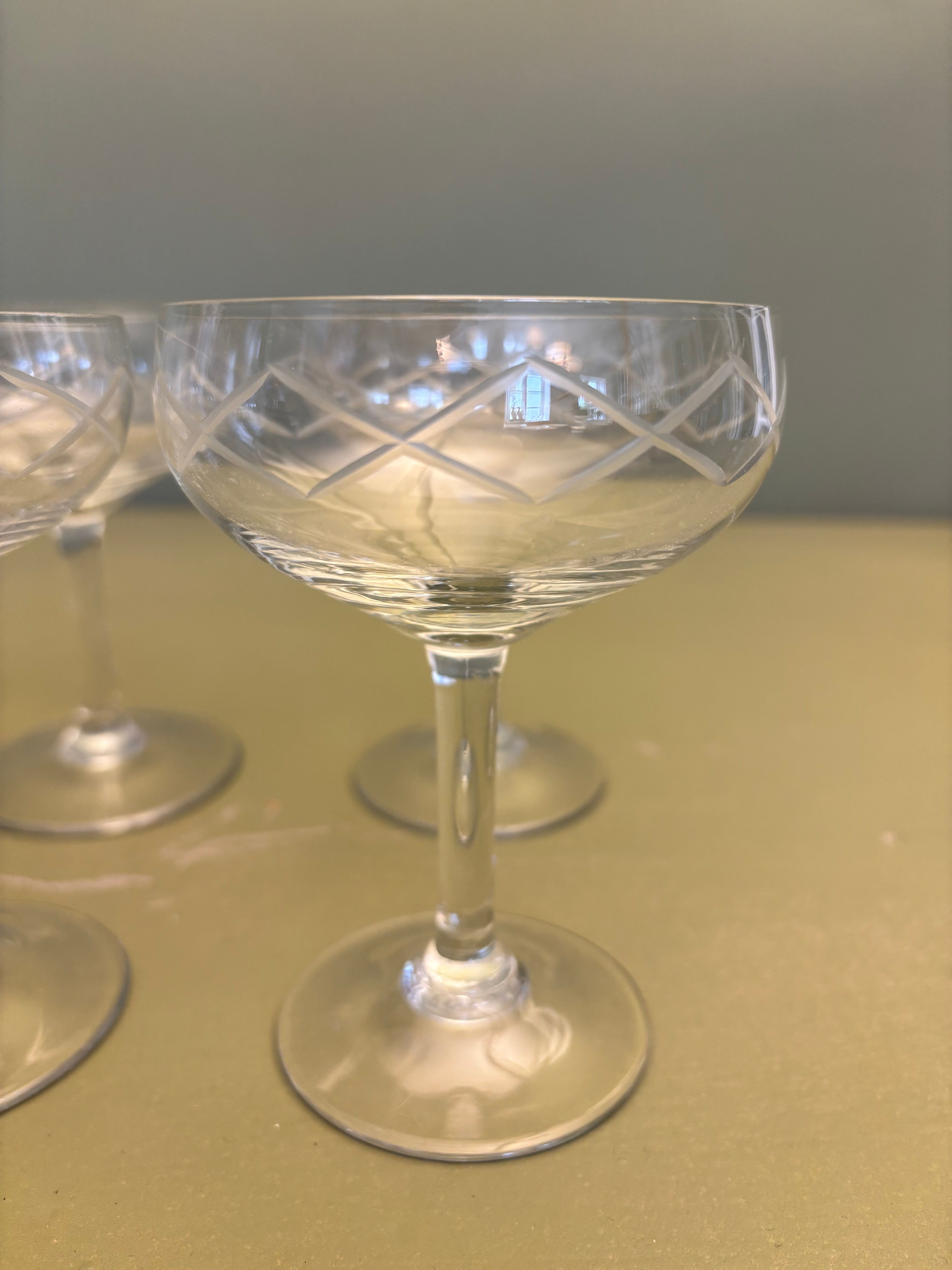 Champagneskåle, 6 stk.