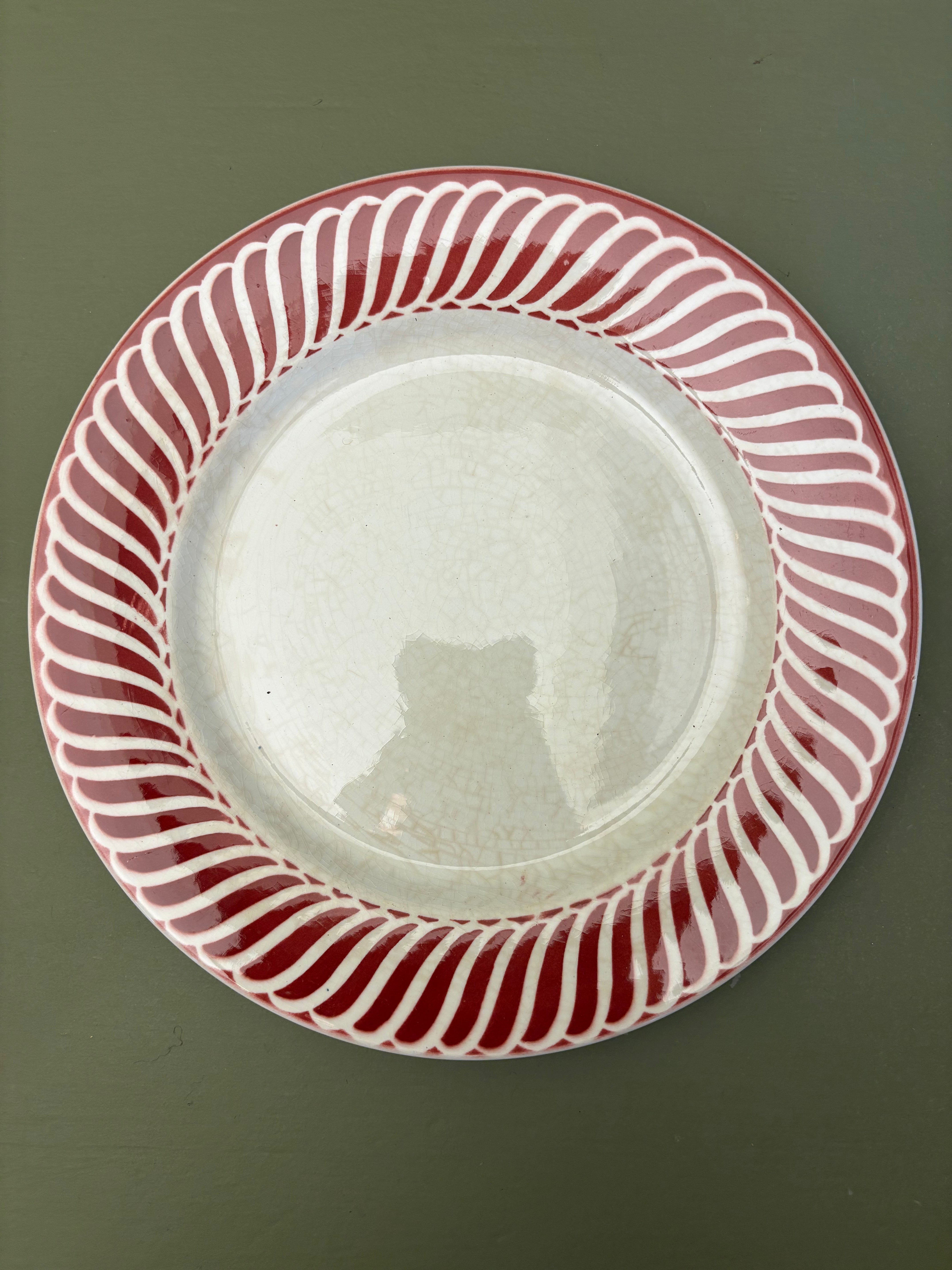 Franske tallerkener, Ø22,5cm - 8 stk.
