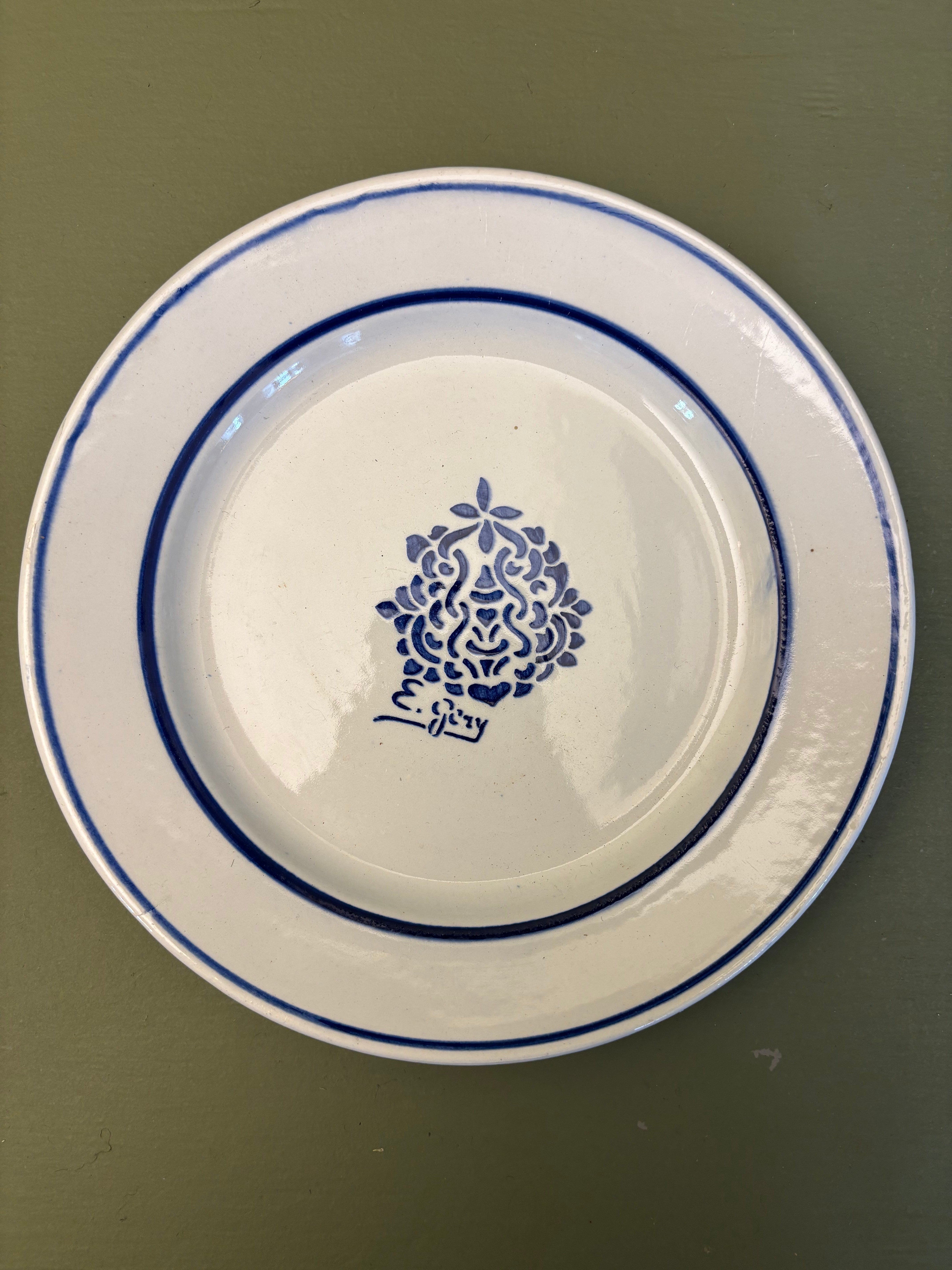 Franske tallerkener, Ø18cm - 6 stk.