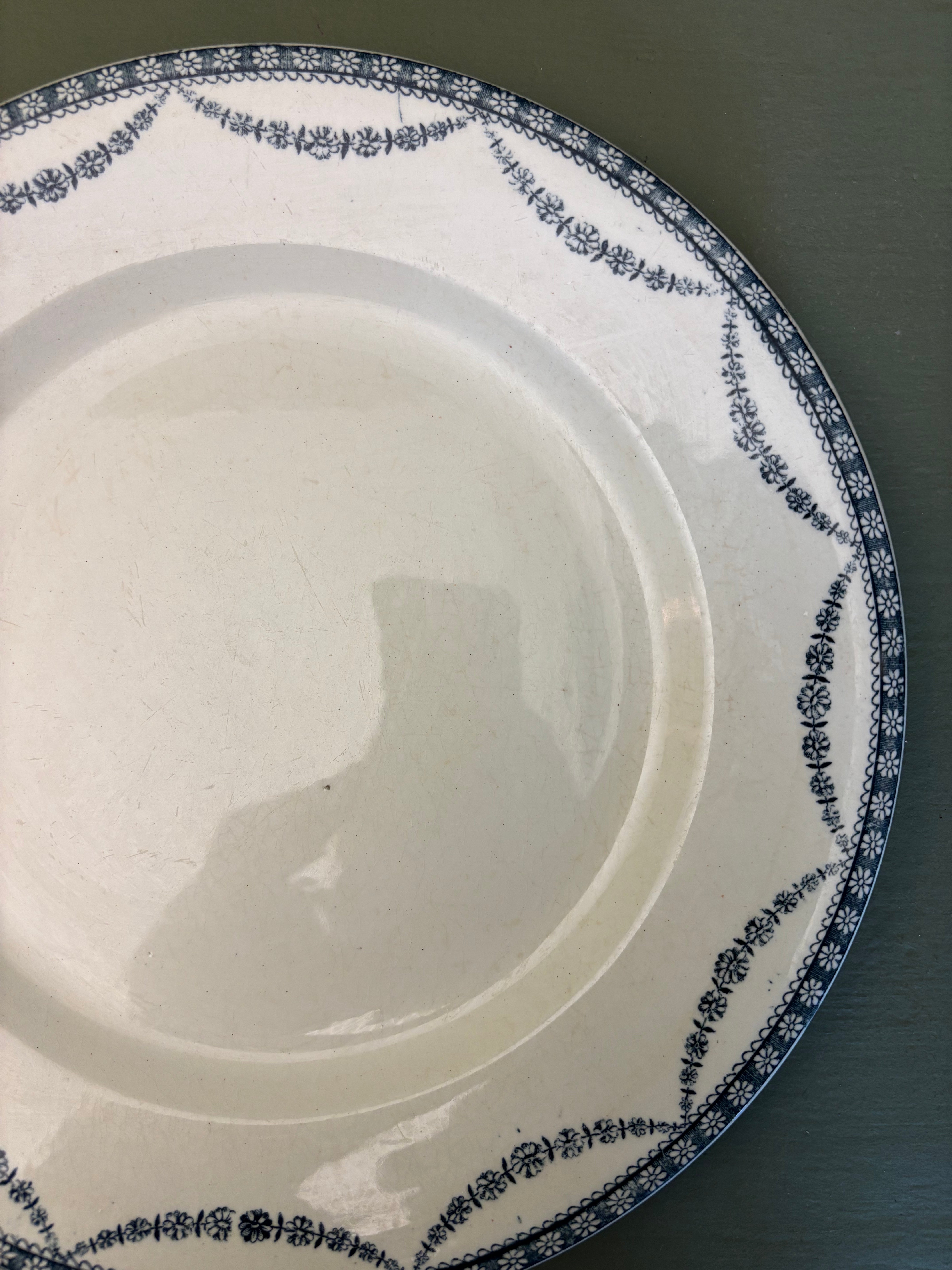 Franske tallerkener, Ø24cm - 6 stk.