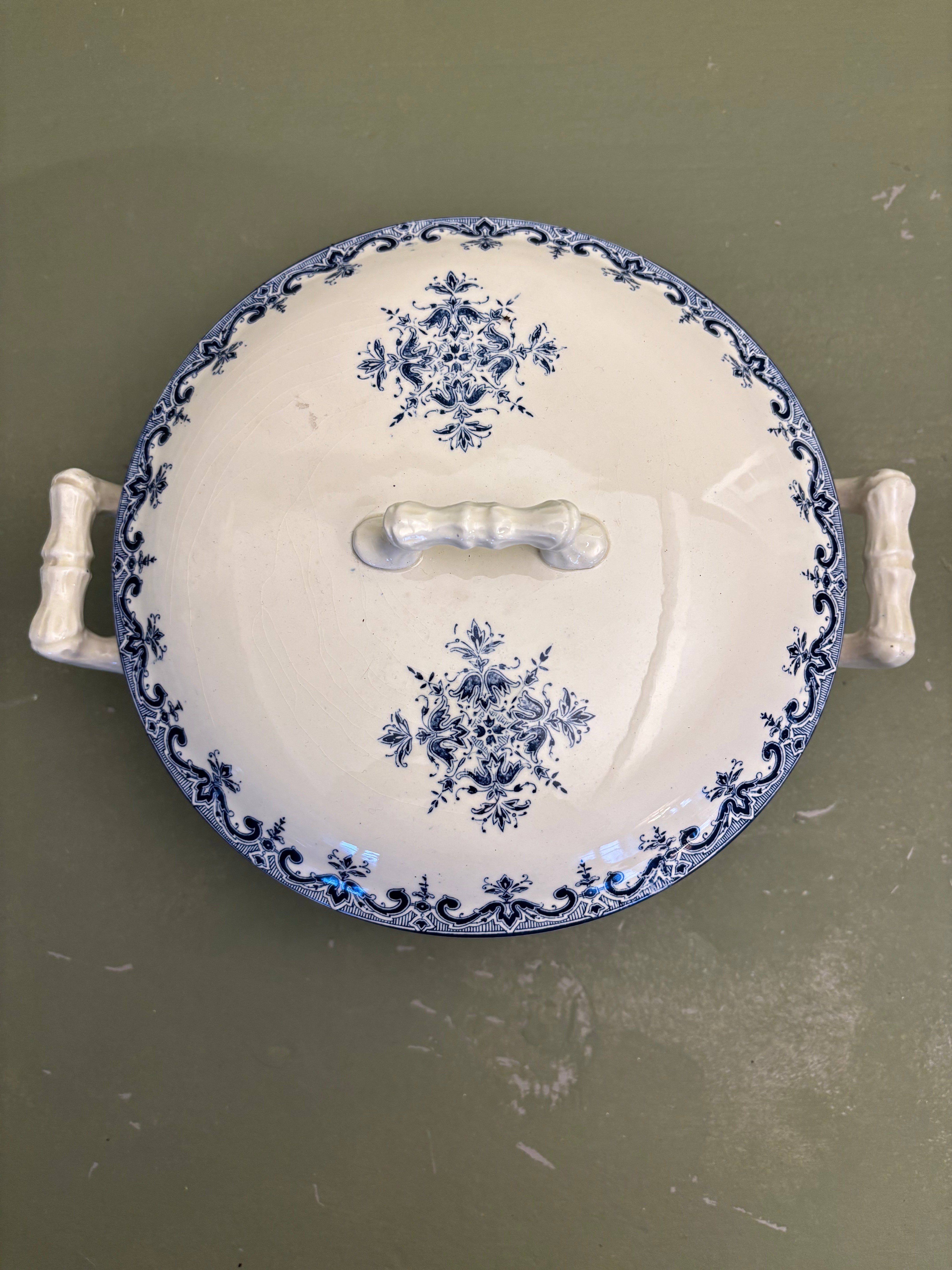 Fransk terrin, Ø20 cm.