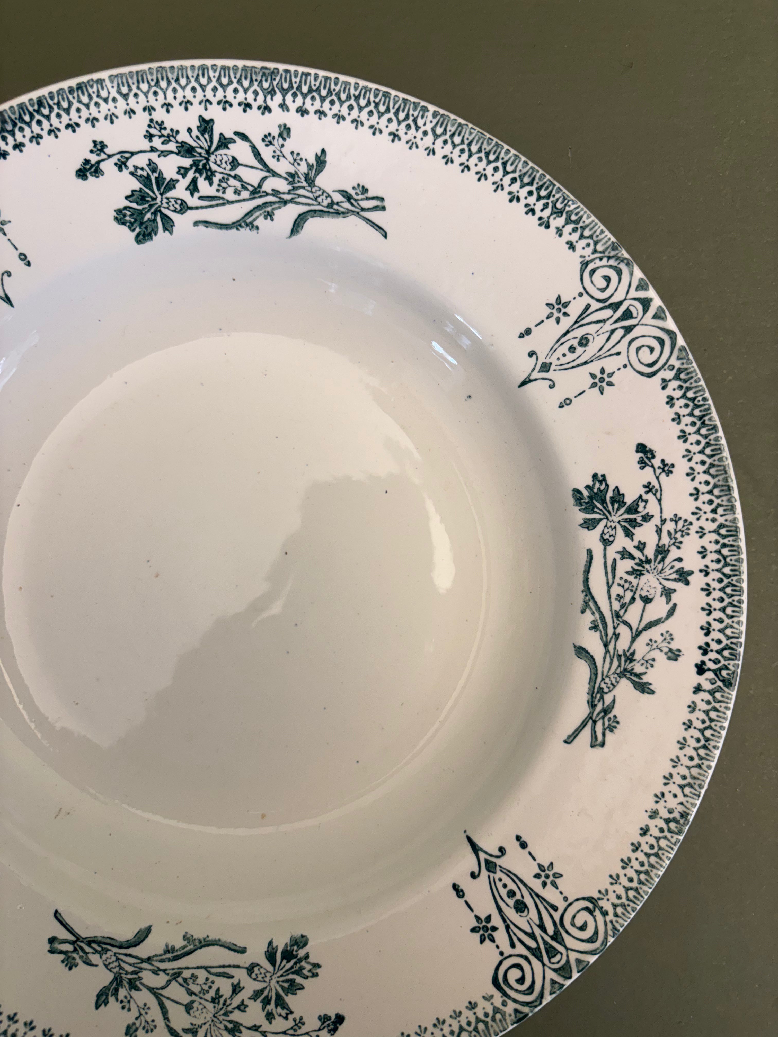 Franske dybe tallerkener, Ø22cm - 8 stk.