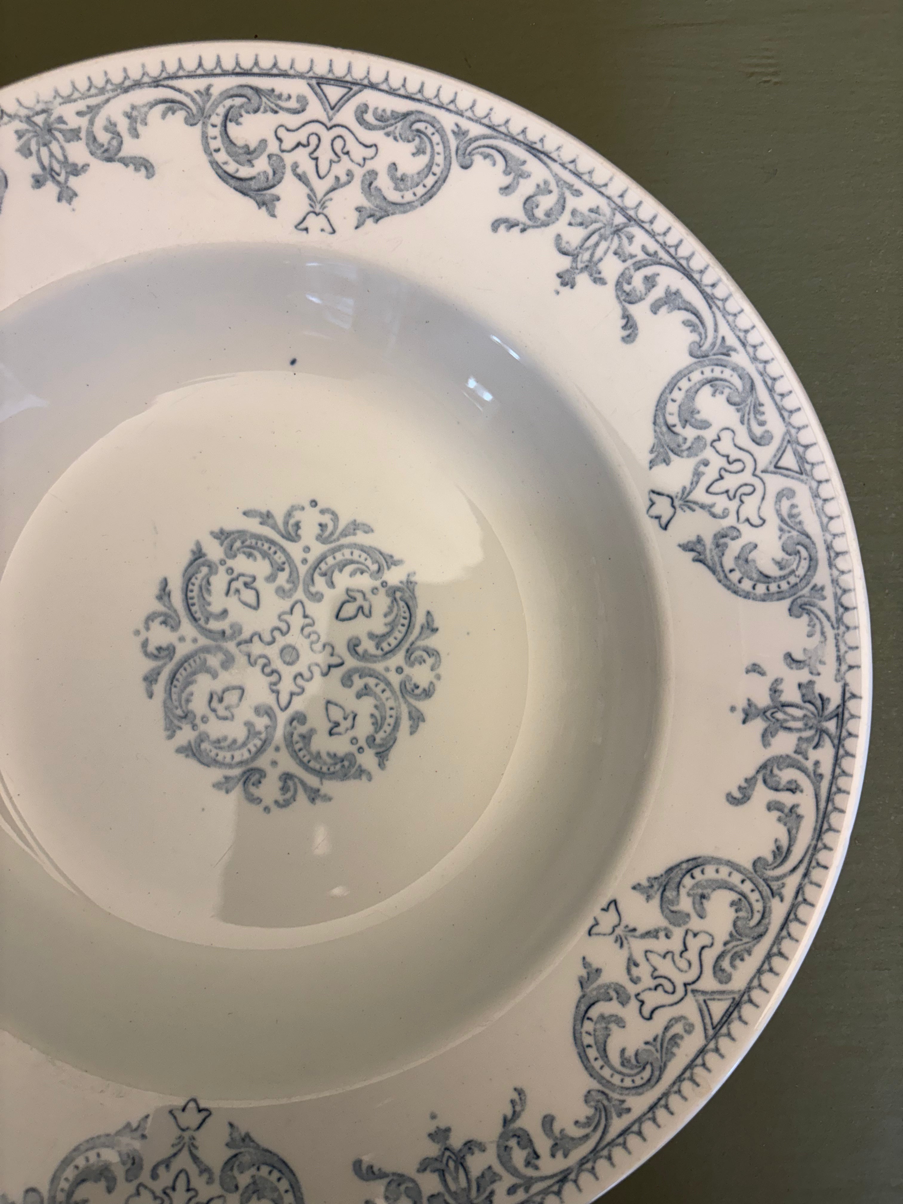 Franske dybe tallerkener, Ø24 cm - 6 stk.