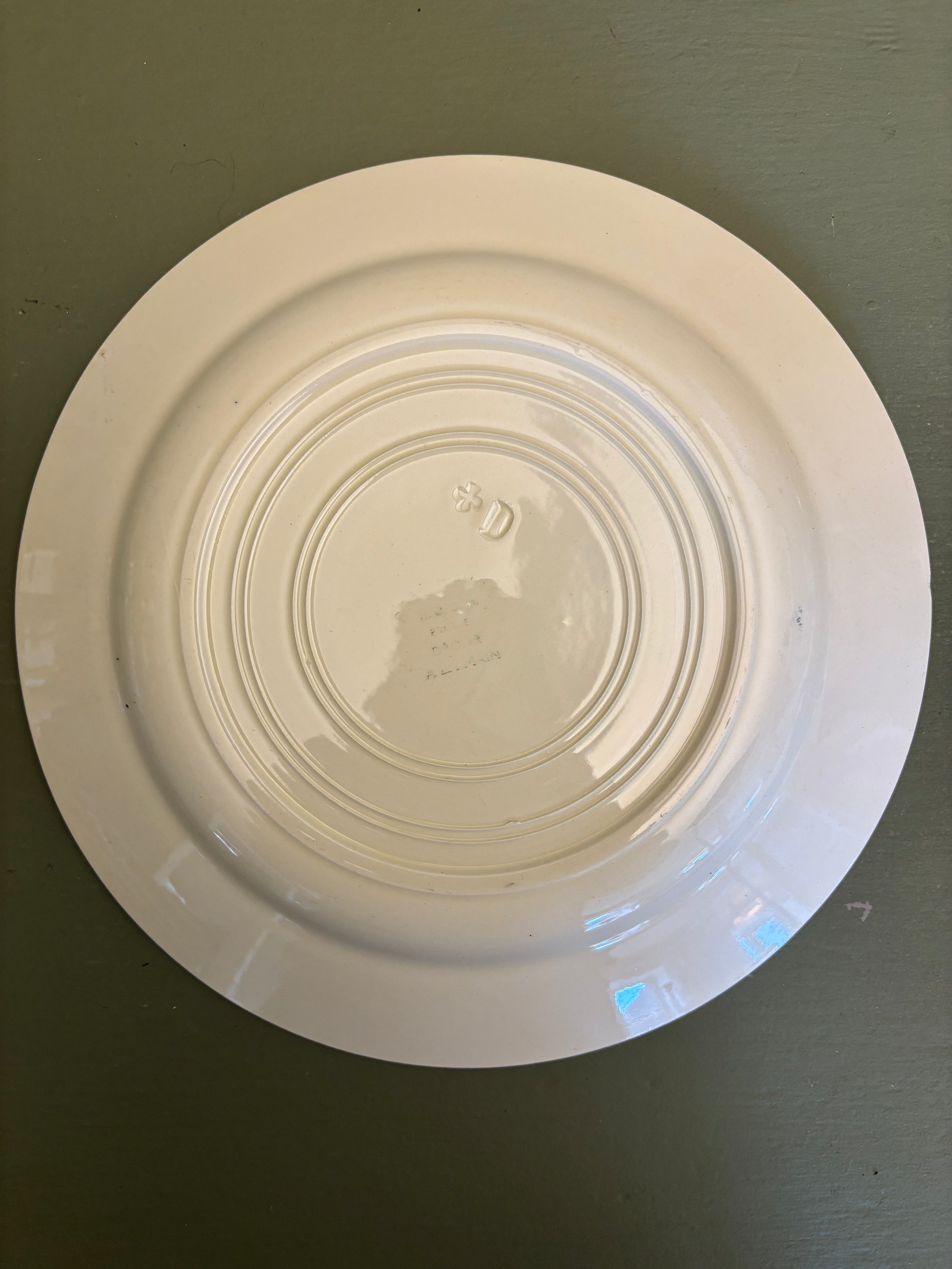 Franske tallerkener, Ø22 cm - 6 stk.