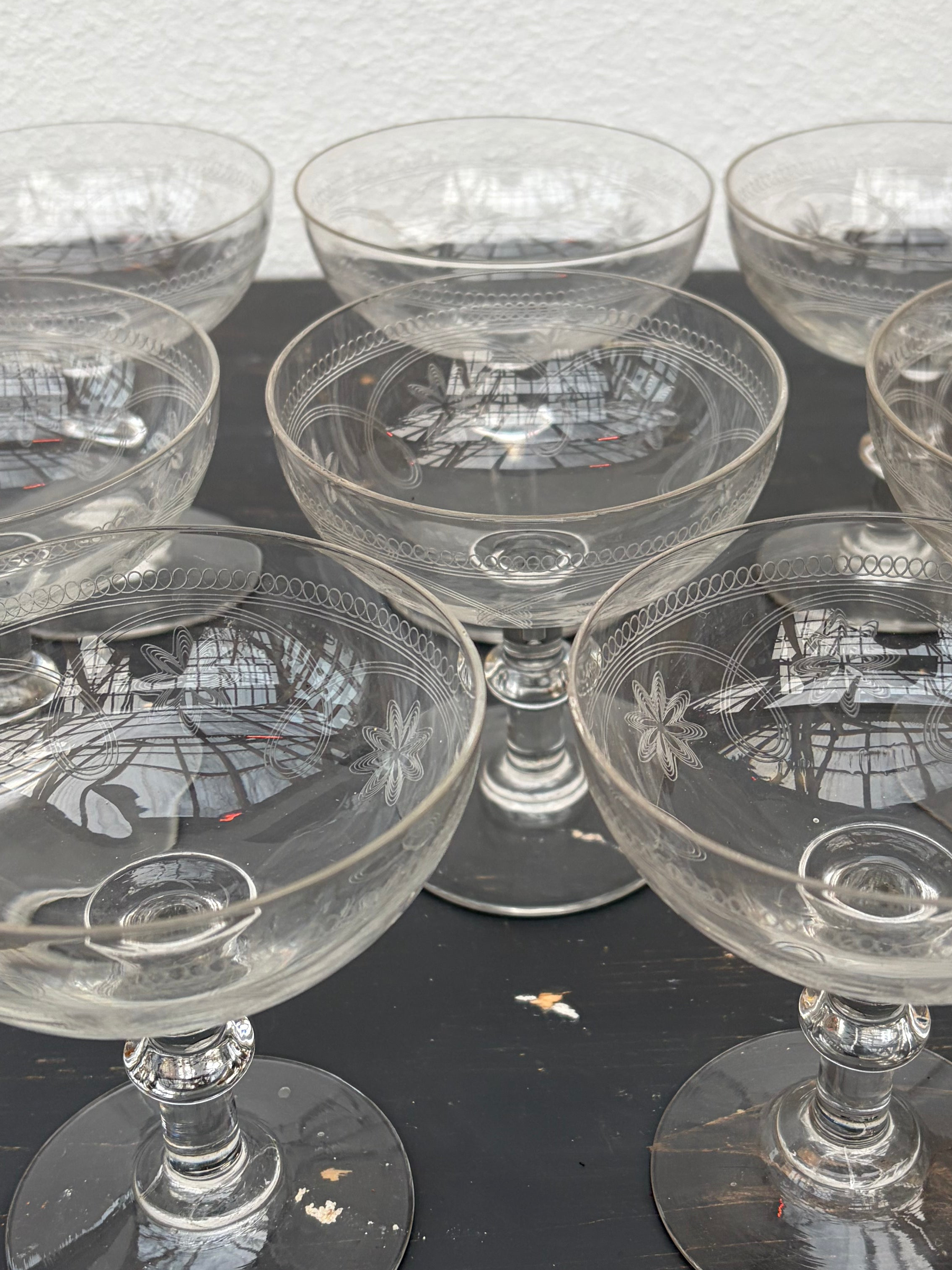 Champagneskåle, 6 stk.