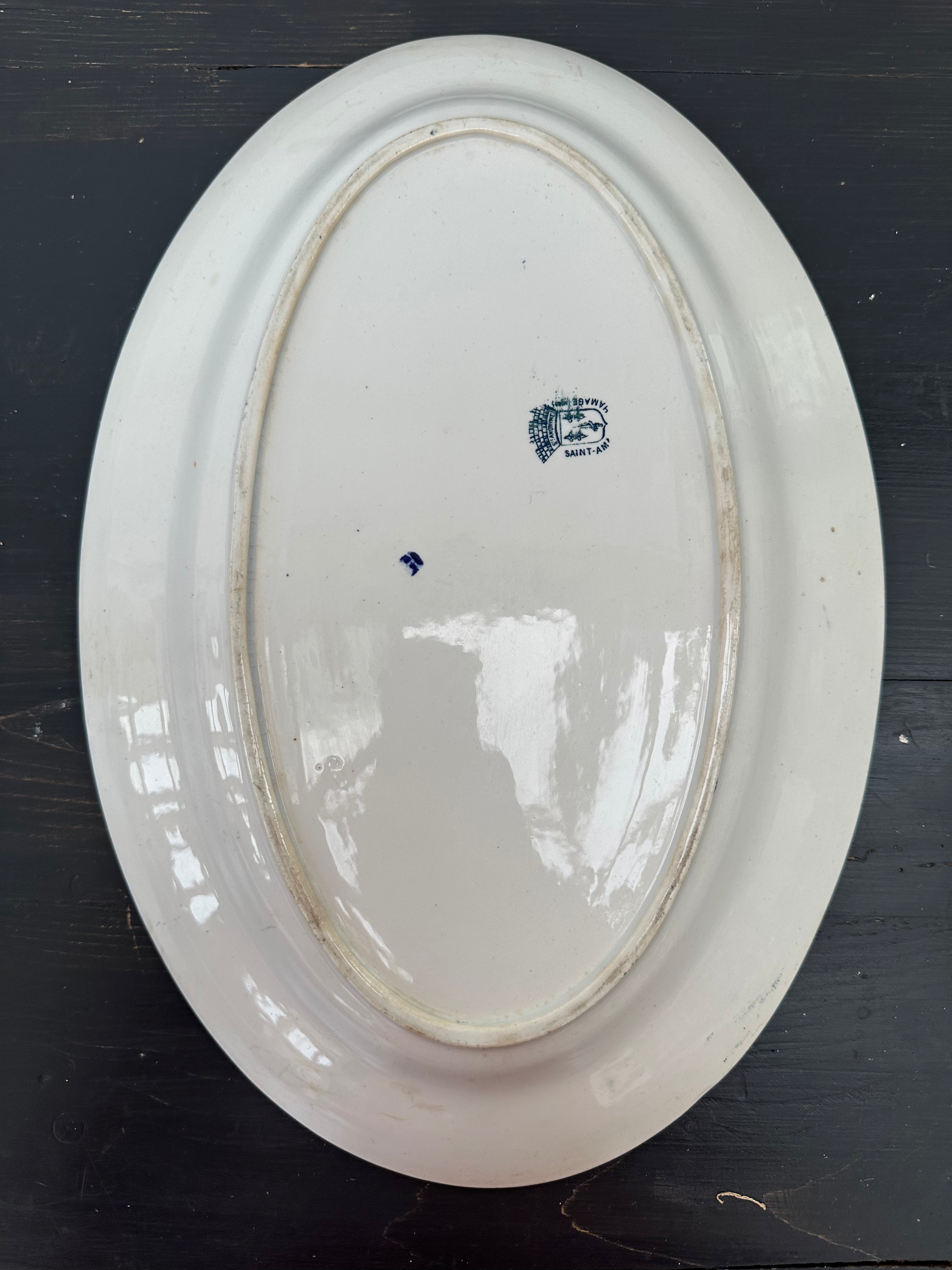 Fransk tallerken, 36x25 cm