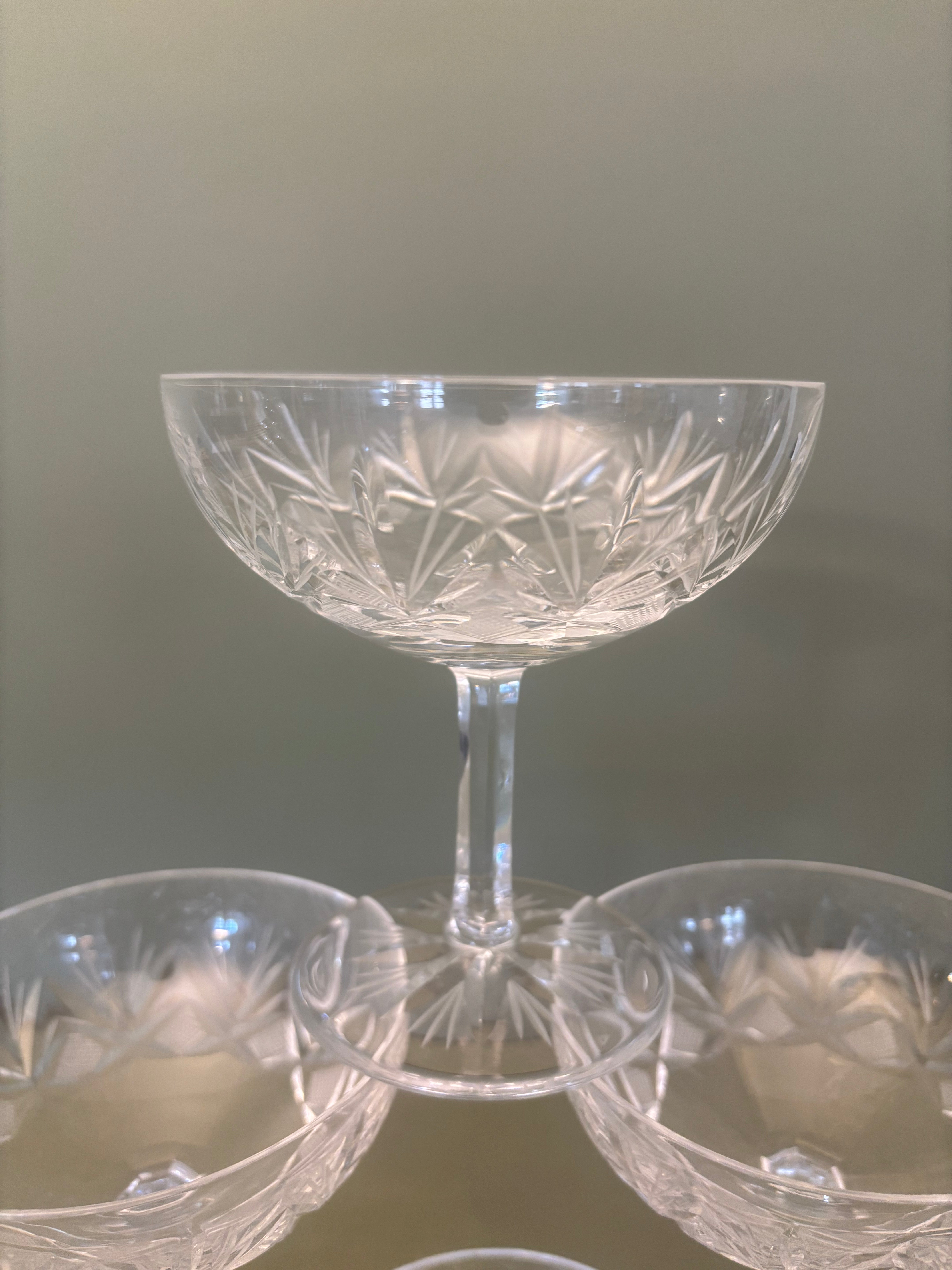 Champagneskåle, 6 stk.