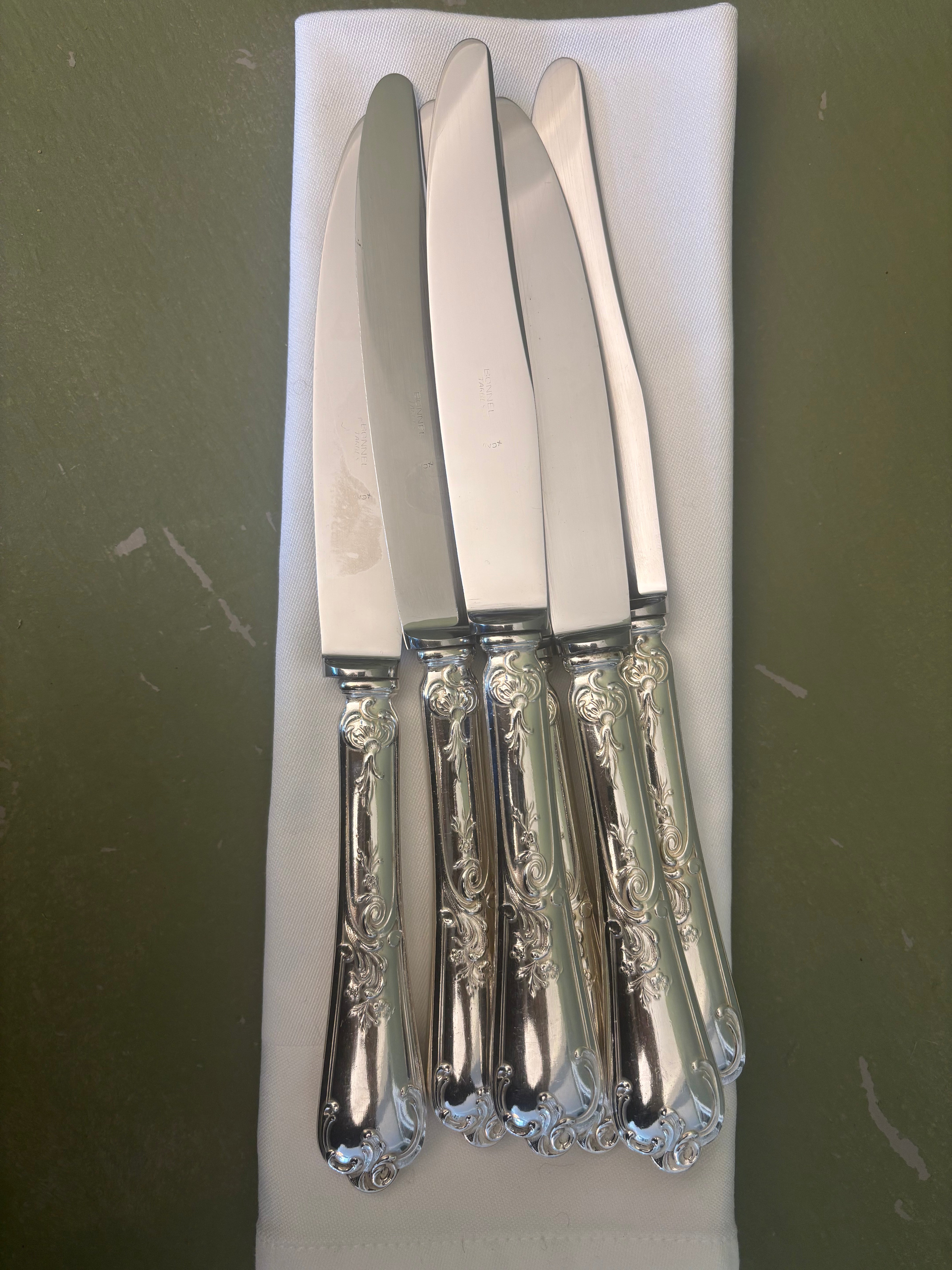 Franske knive, 6 stk.