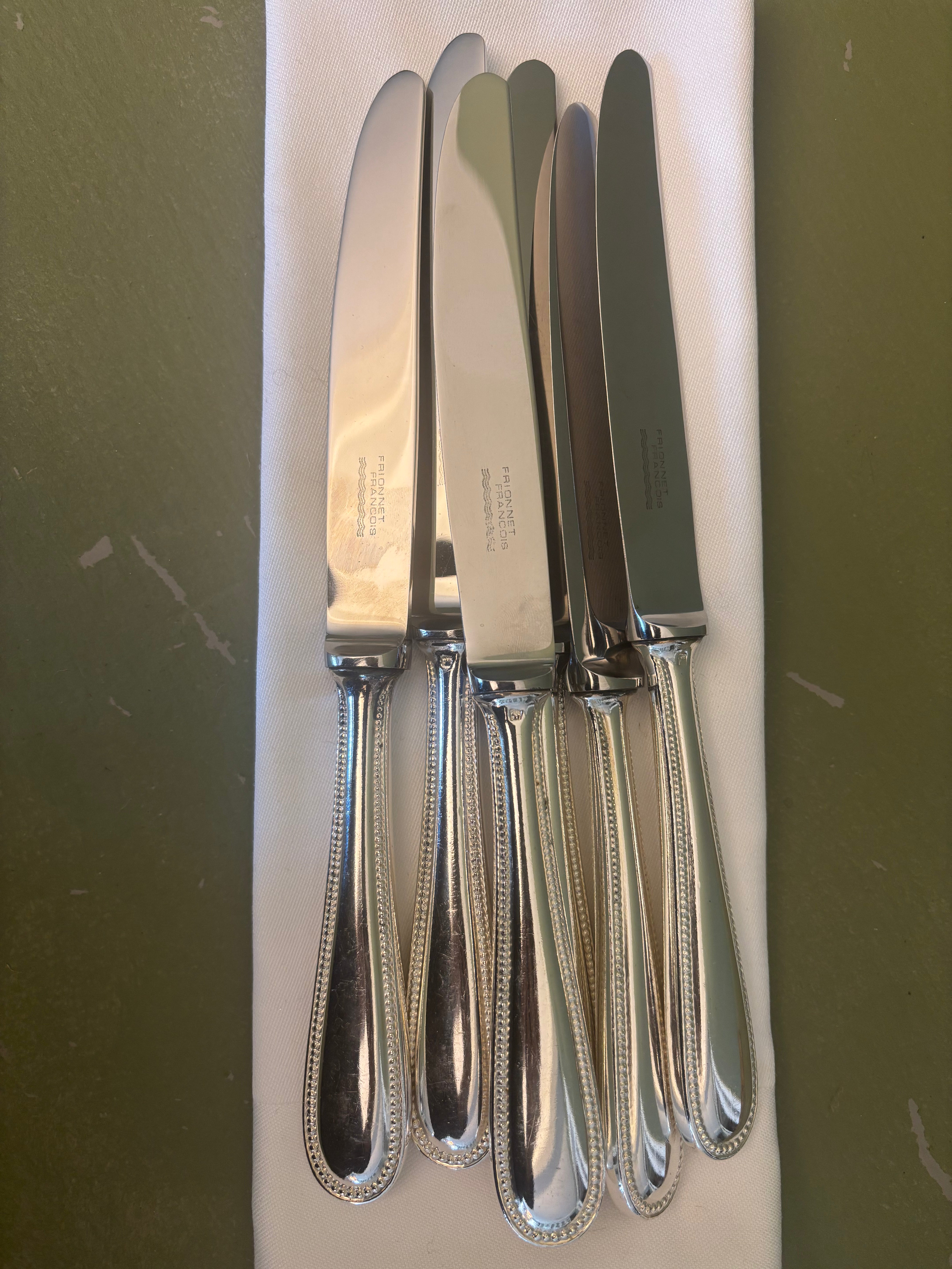 Franske knive, 6 stk.