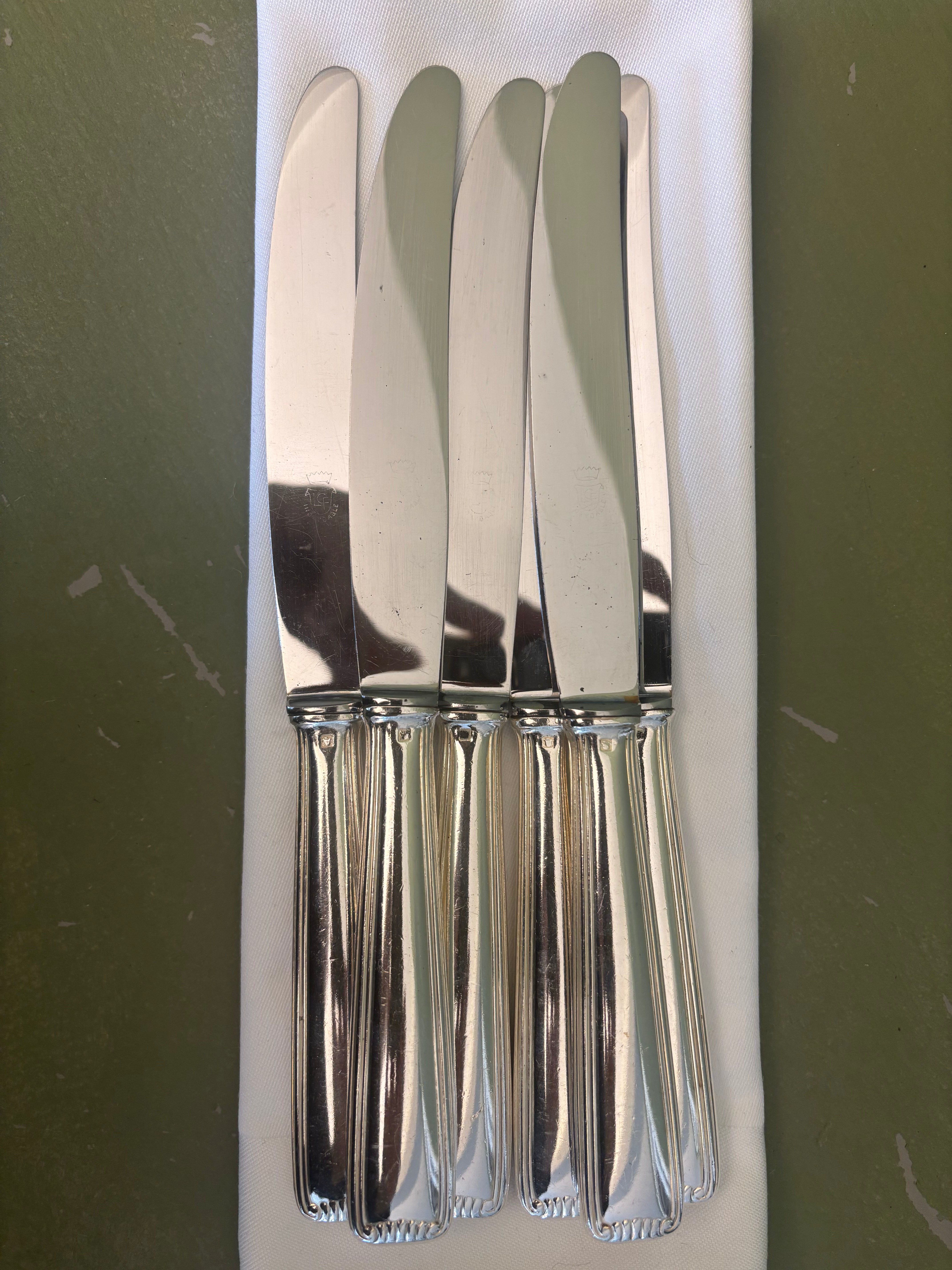 Franske knive, 6 stk.