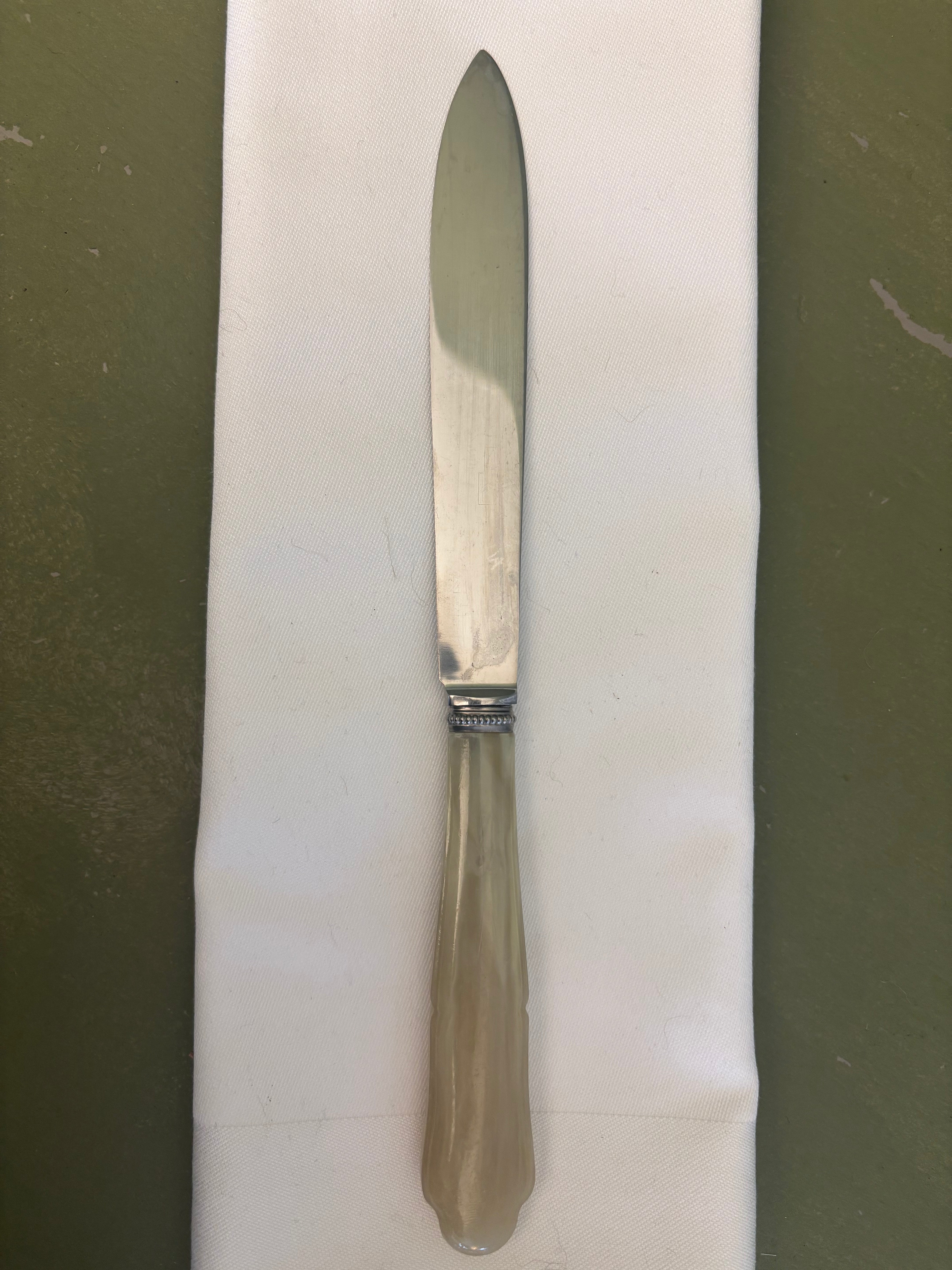 Knive med hornskaft, 12 stk.