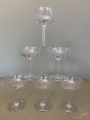 Champagneskåle, 6 stk.