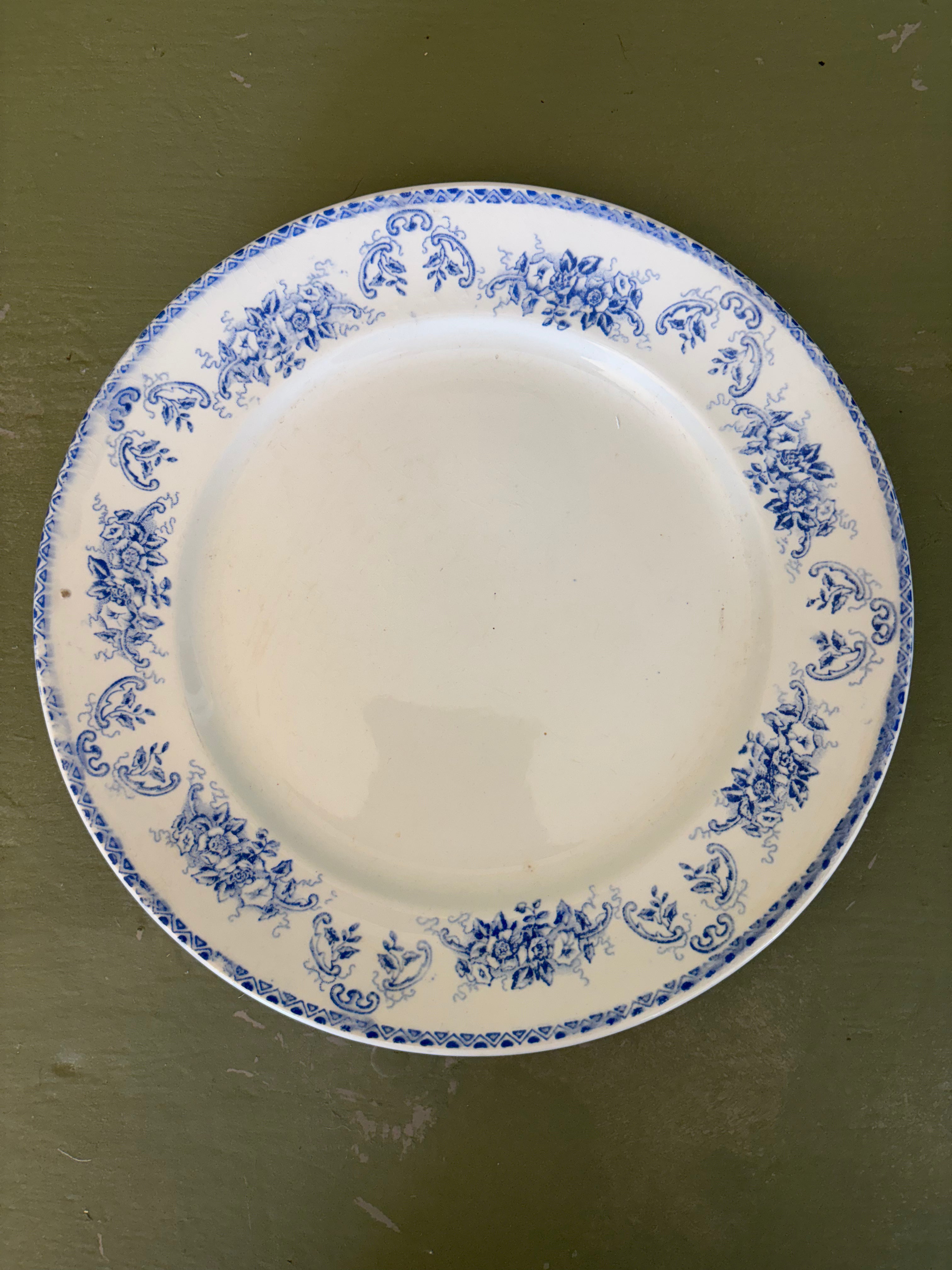 Franske tallerkener, 6 stk. Ø23,5cm.