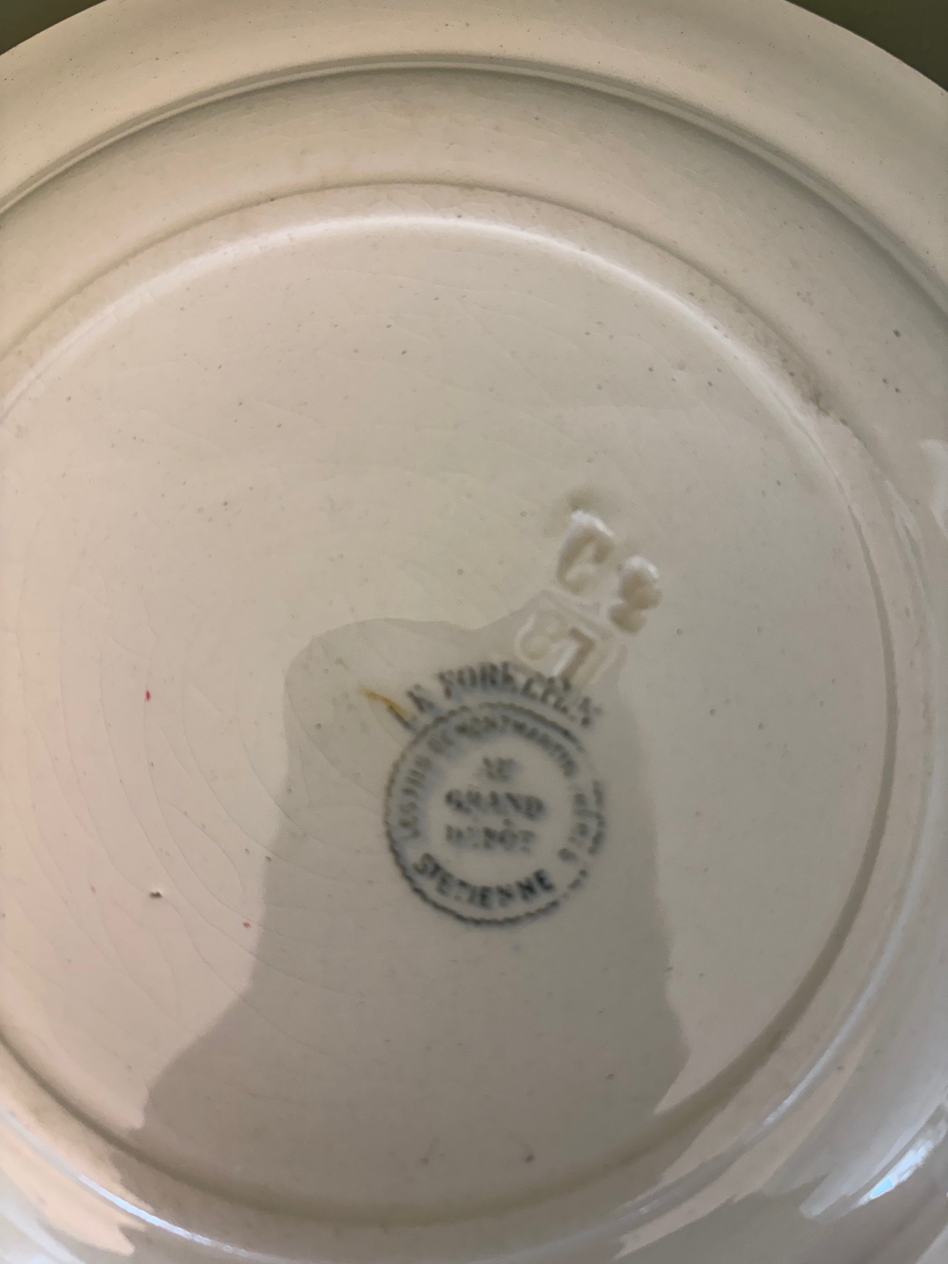 Franske dybe tallerkener, 6 stk. Ø23 cm.