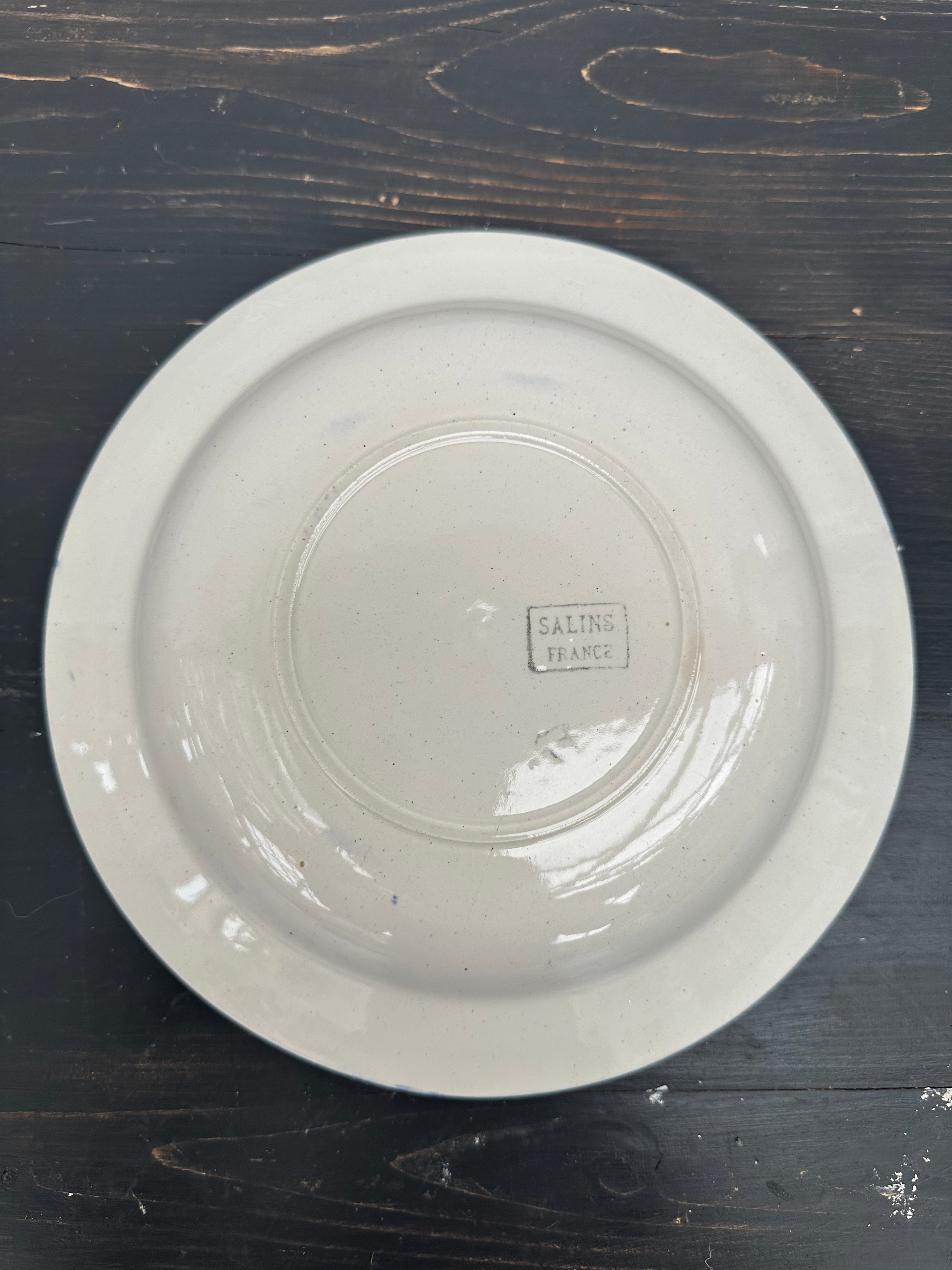 Dybe franske tallerkener, Ø22,5 cm - 6 stk