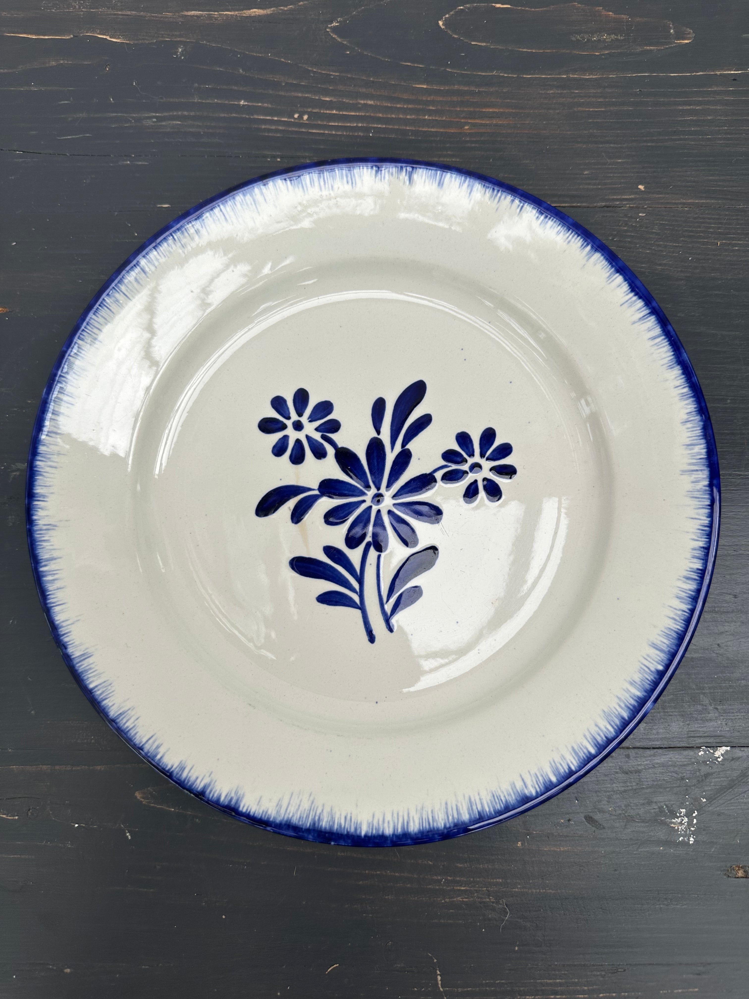 Franske tallerkener, Ø22 cm - 6 stk.