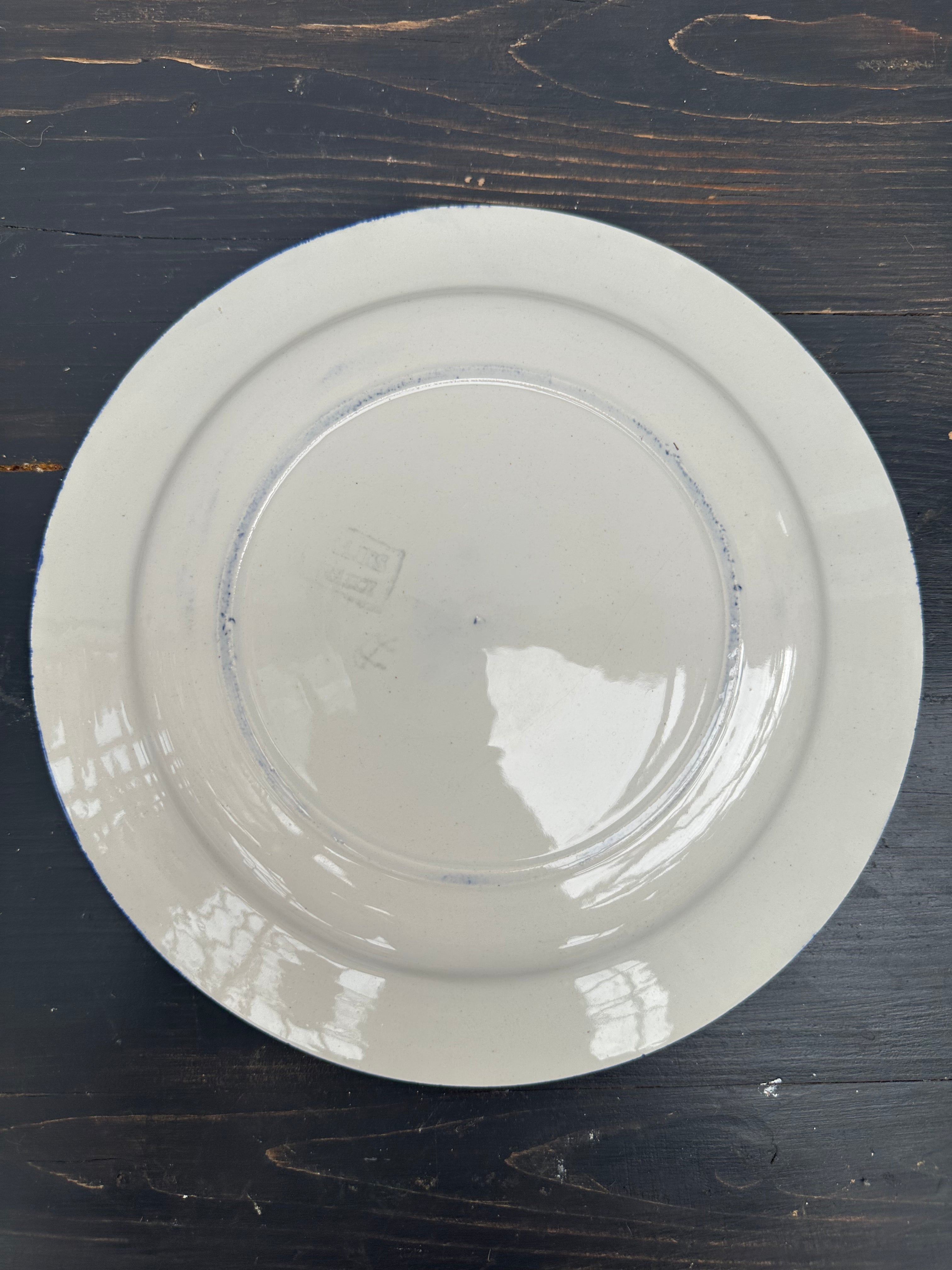Franske tallerkener, Ø22 cm - 6 stk.